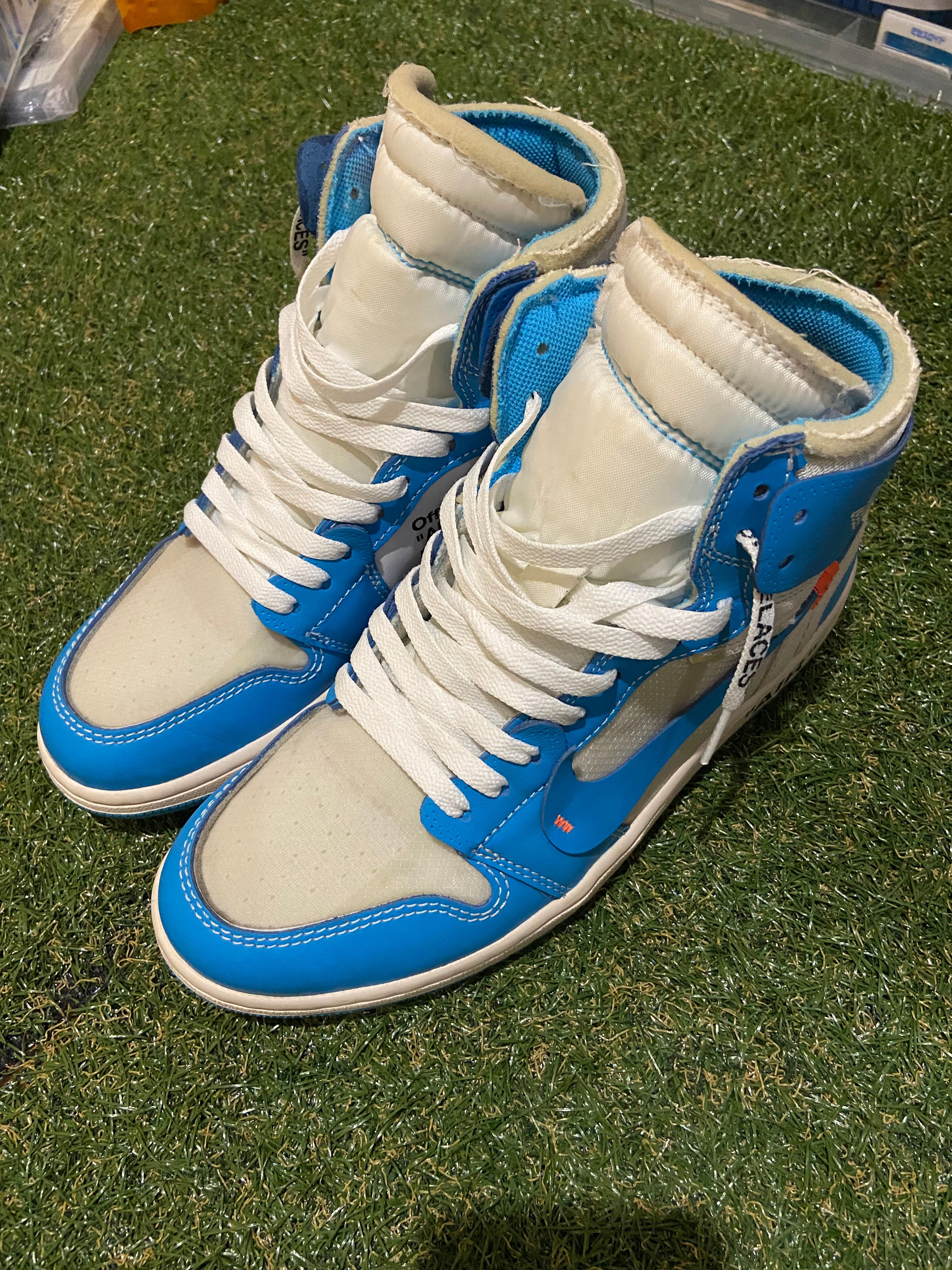 Off-White × Nike Air Jordan 1 High UNC 