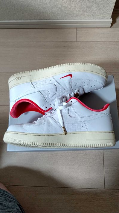 KITH × Nike Air Force 1 Low "White/Red"