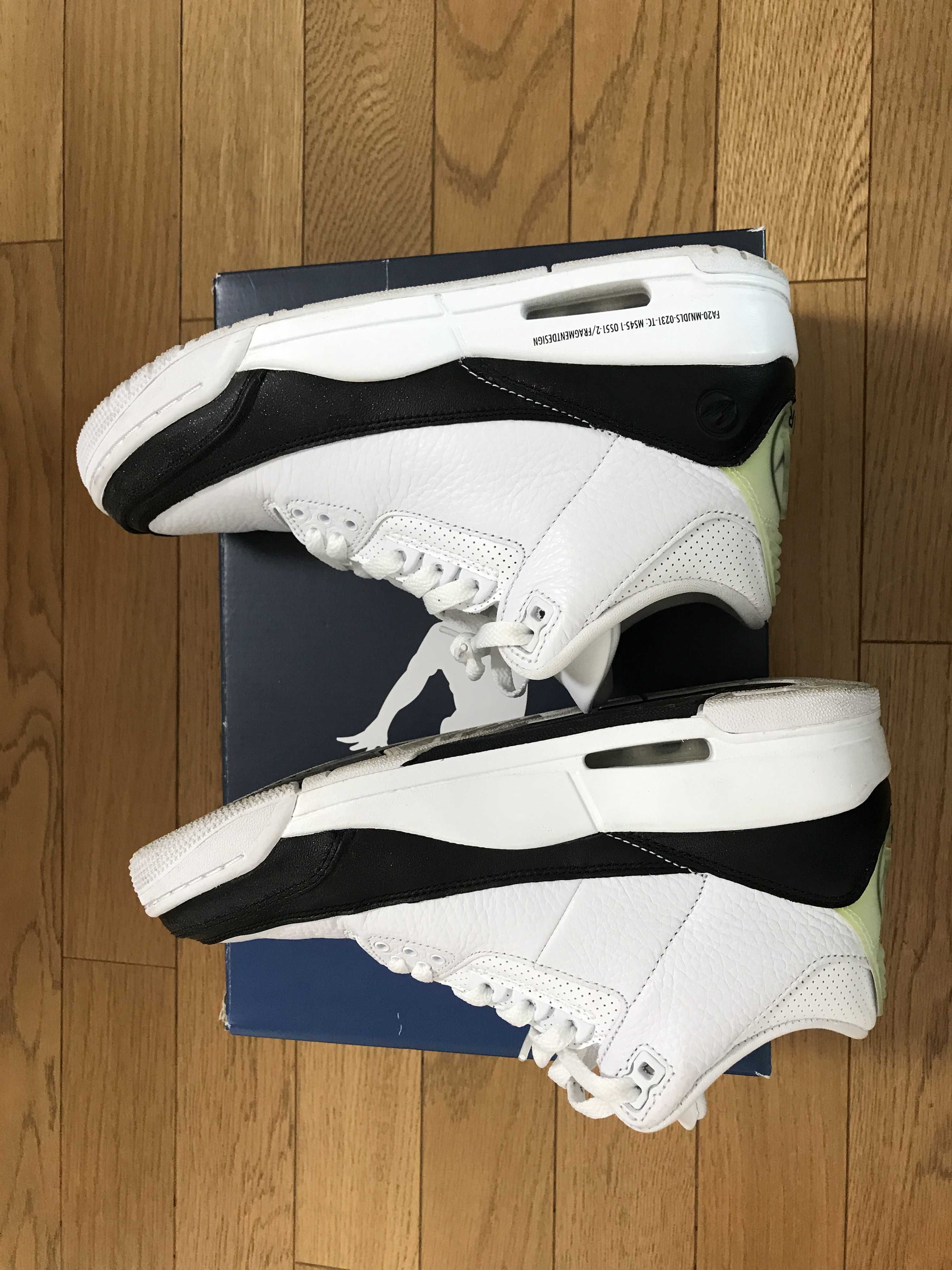 Fragment × Nike Air Jordan 3 "White/Black"