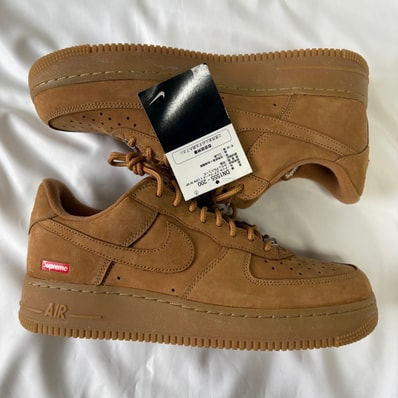 Supreme × Nike Air Force 1 Low "Flax/Wheat"
