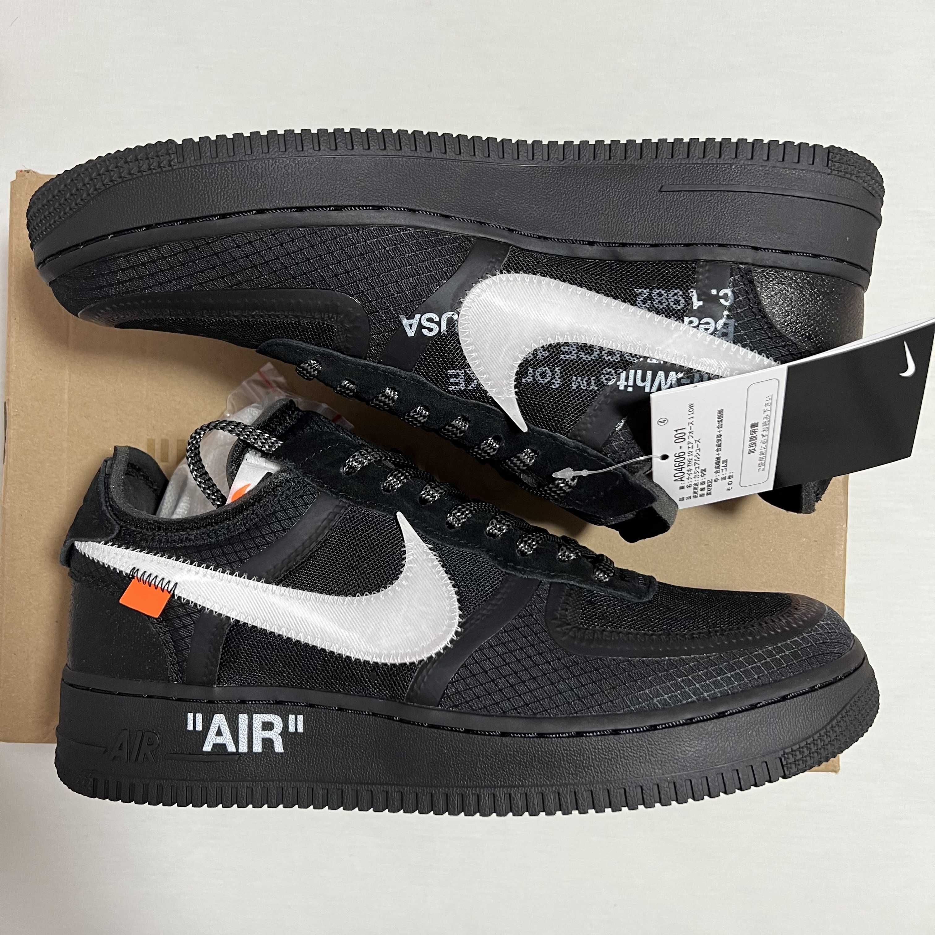 Off-White × Nike Air Force 1 Low "Black"