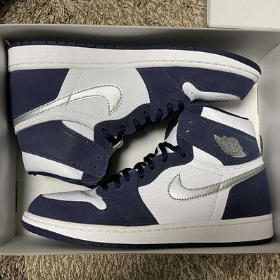 Nike Air Jordan 1 High OG CO.JP "White/Midnight Navy" (2020)(ブリーフケースなし)