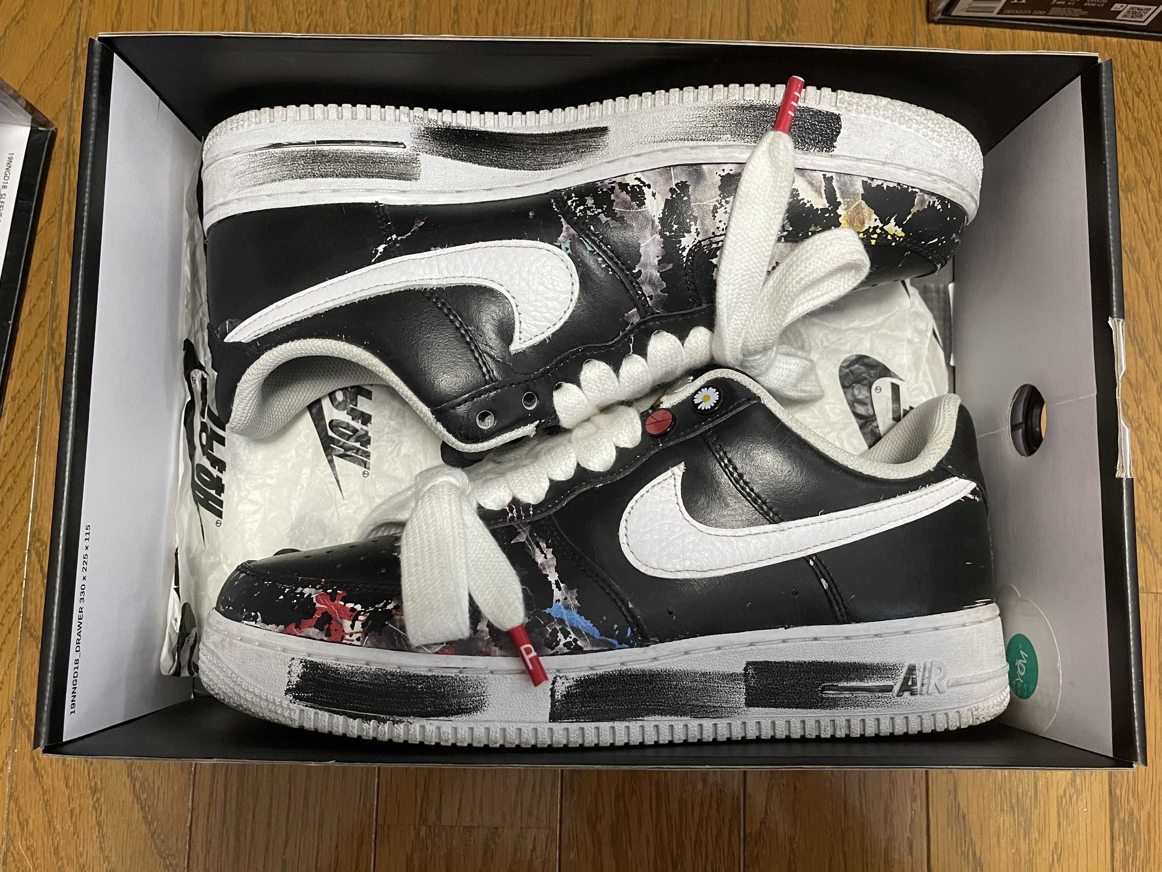 PEACEMINUSONE × Nike Air Force 1 Low Para Noise "Black" / G-DRAGON