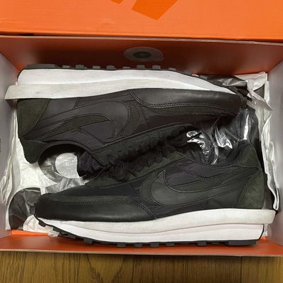 sacai × Nike LDV Waffle "Triple Black"