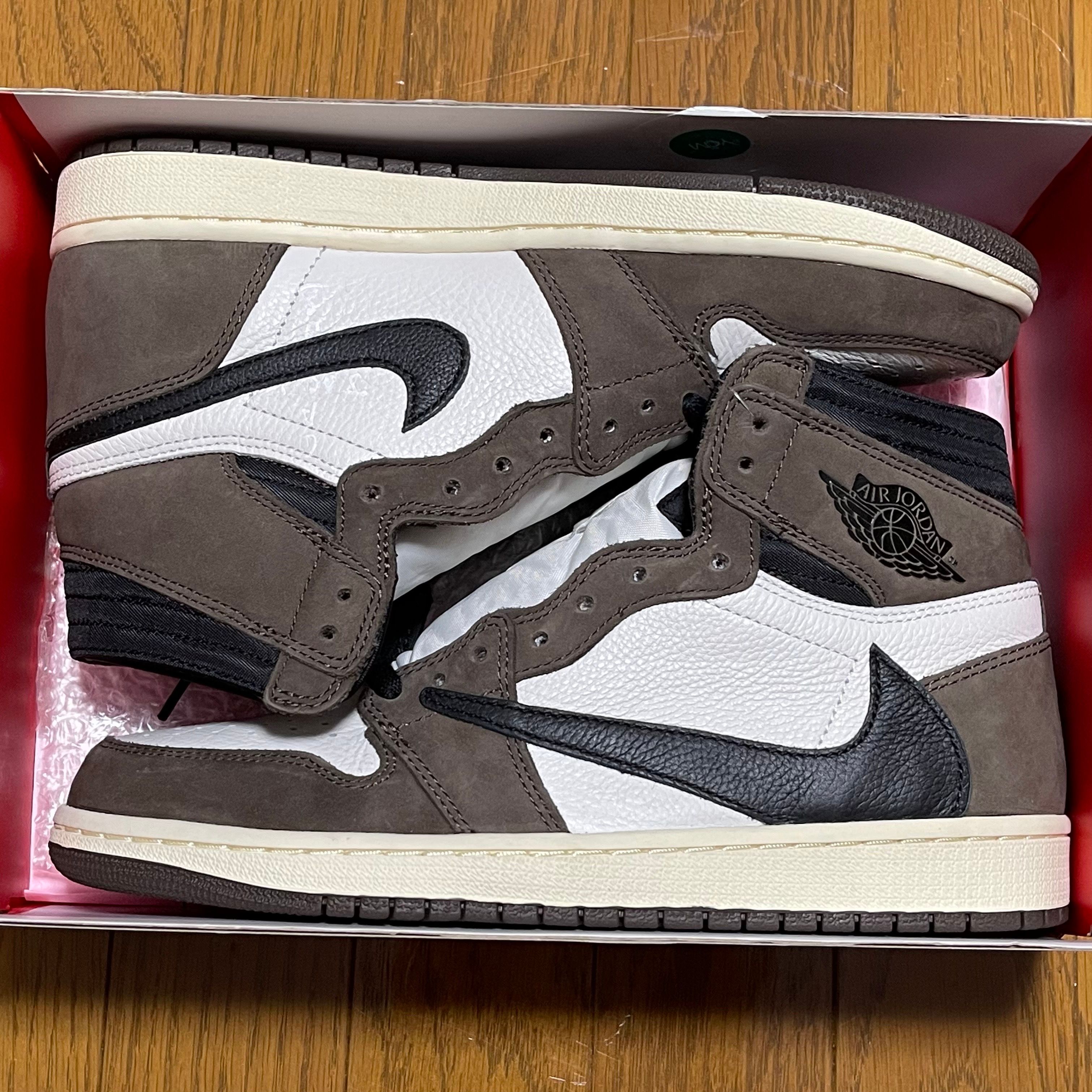 Travis Scott × Nike Air Jordan 1 Retro High OG TS SP "Sail/Dark Mocha"