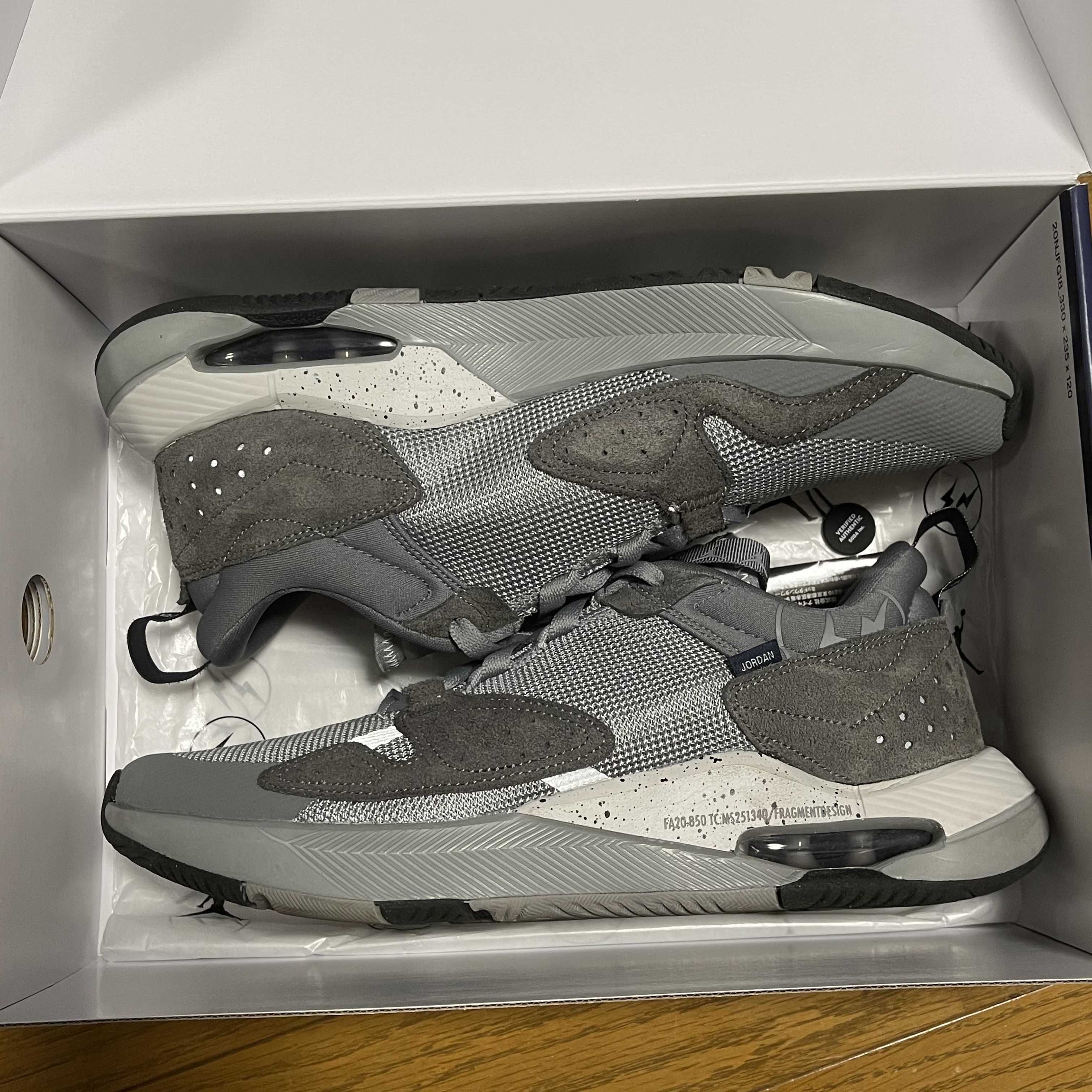 FRAGMENT × JORDAN AIR CADENCE PARTICLE GREY