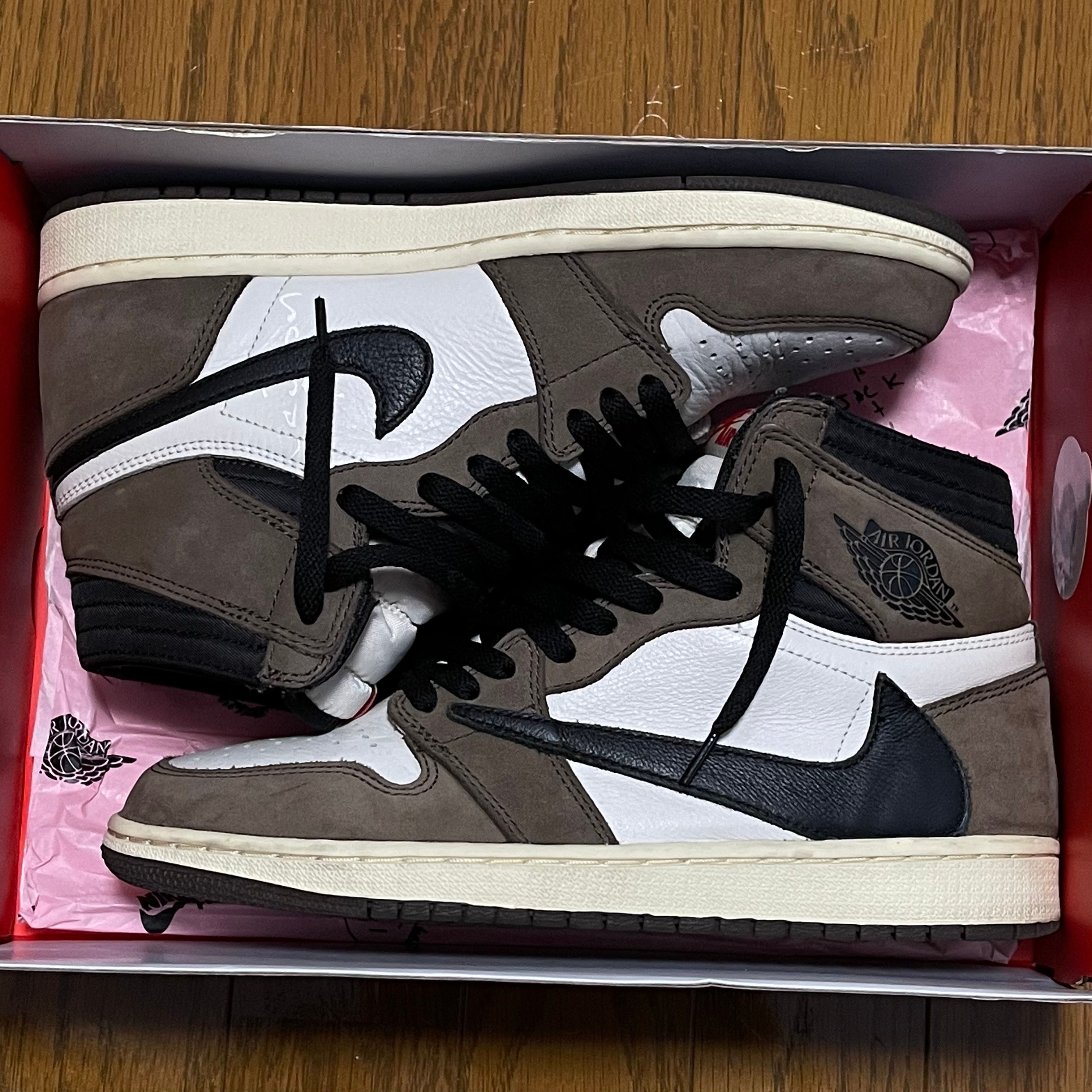 Travis Scott × Nike Air Jordan 1 Retro High OG TS SP "Sail/Dark Mocha"