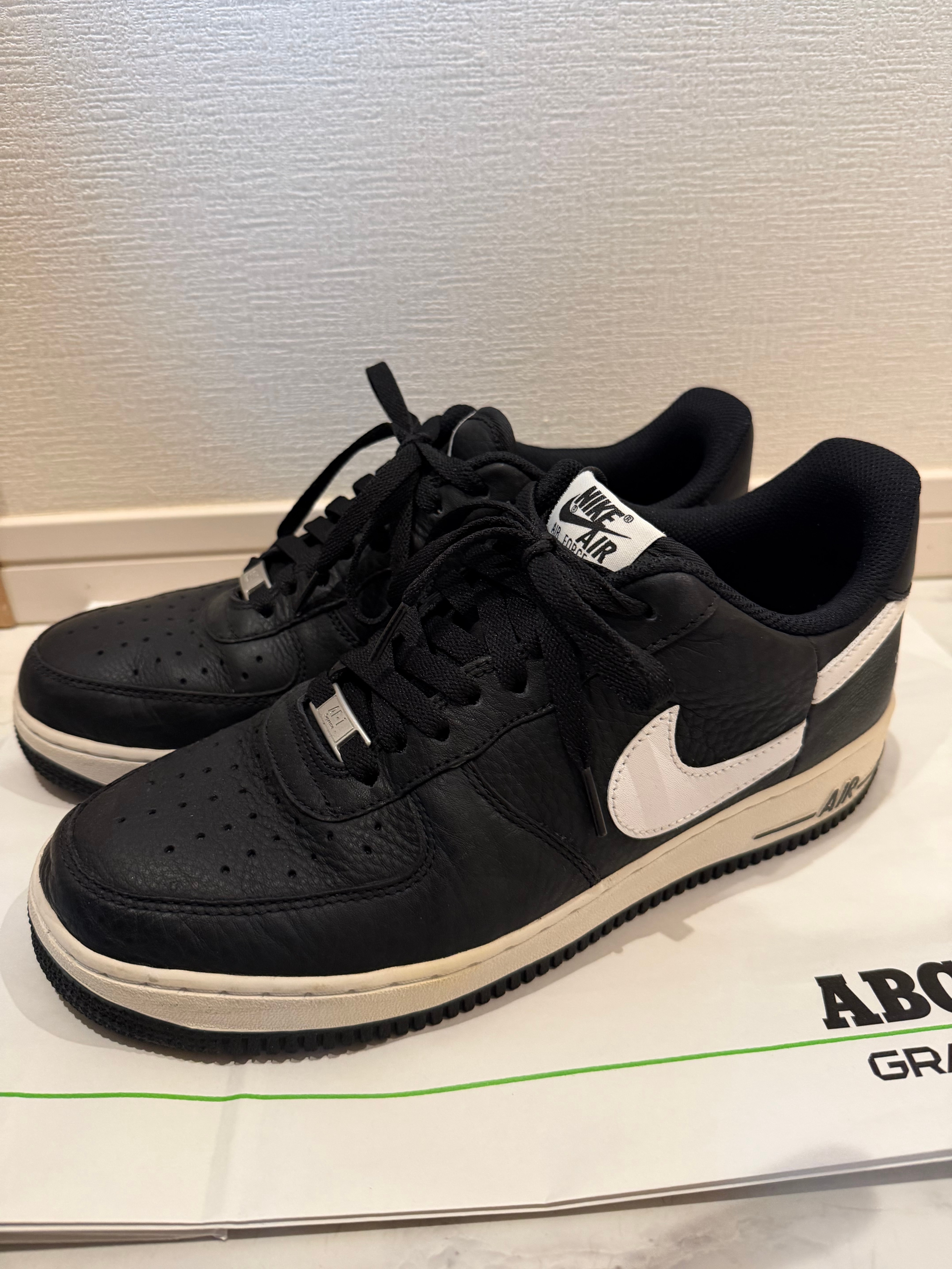 Supreme × COMME des GARCONS SHIRT × Nike Air Force 1 Low "Black/White" (2018)