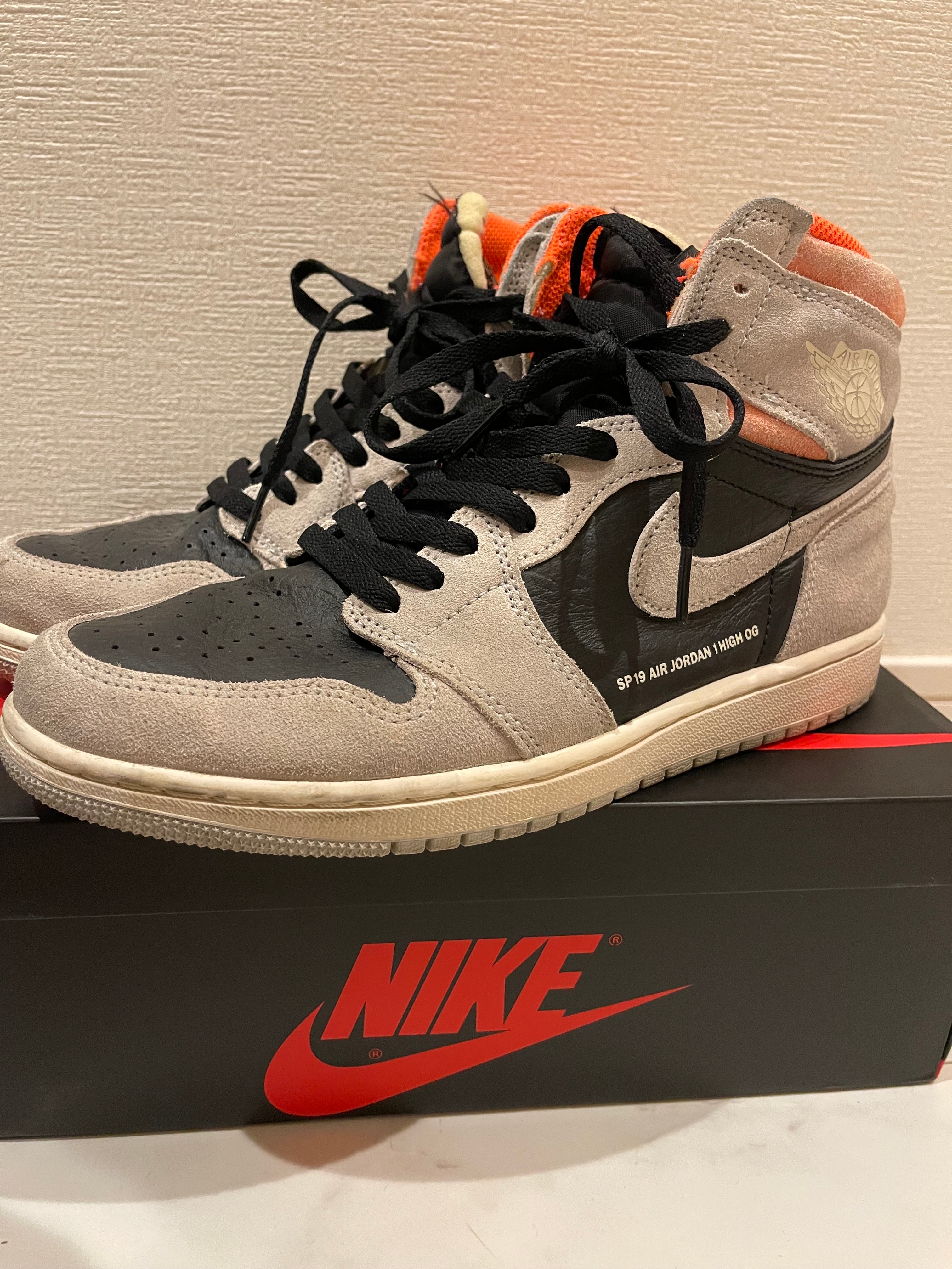 靴 Nike Air Jordan 1 OG \"Hyper Crimson\" エアジョーダン1 レトロ ハイ OG 