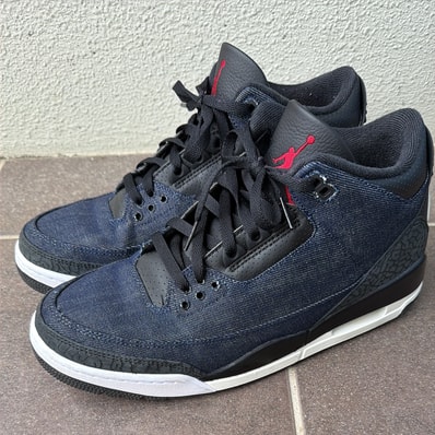 Levi’s × Nike Air Jordan 3 Retro SP "Indigo and Gym Red" (LEVI'S Tab)