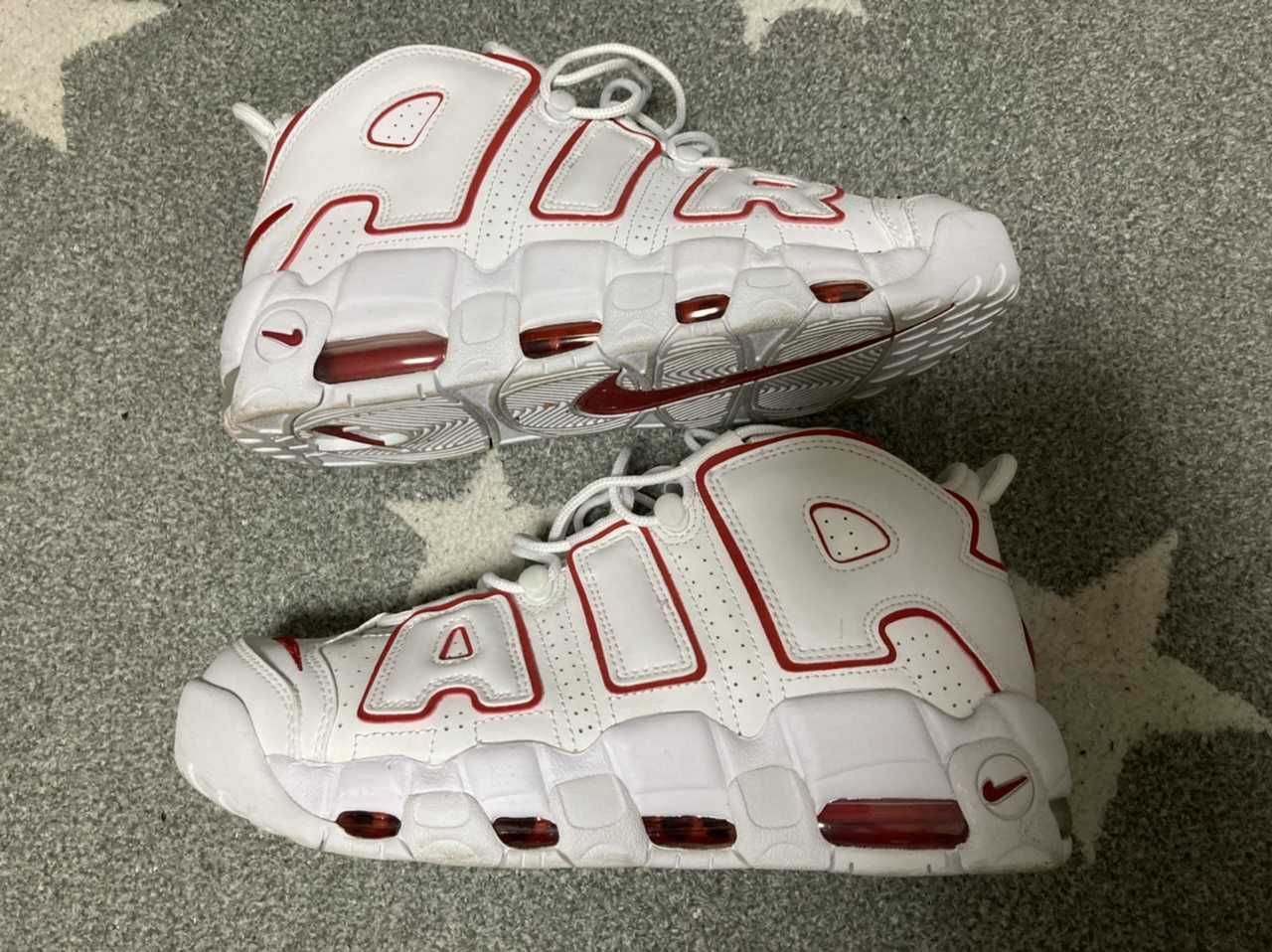 NIKE AIR MORE UPTEMPO "WHITE/VARSITY RED" (2021)
