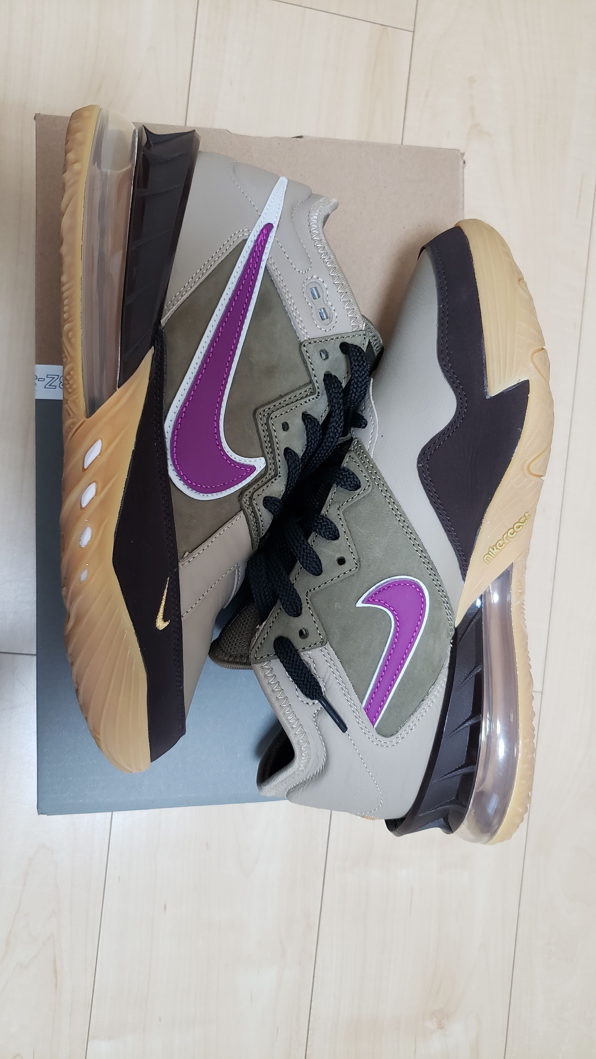 atmos × Nike LeBron 18 Low "Viotech"