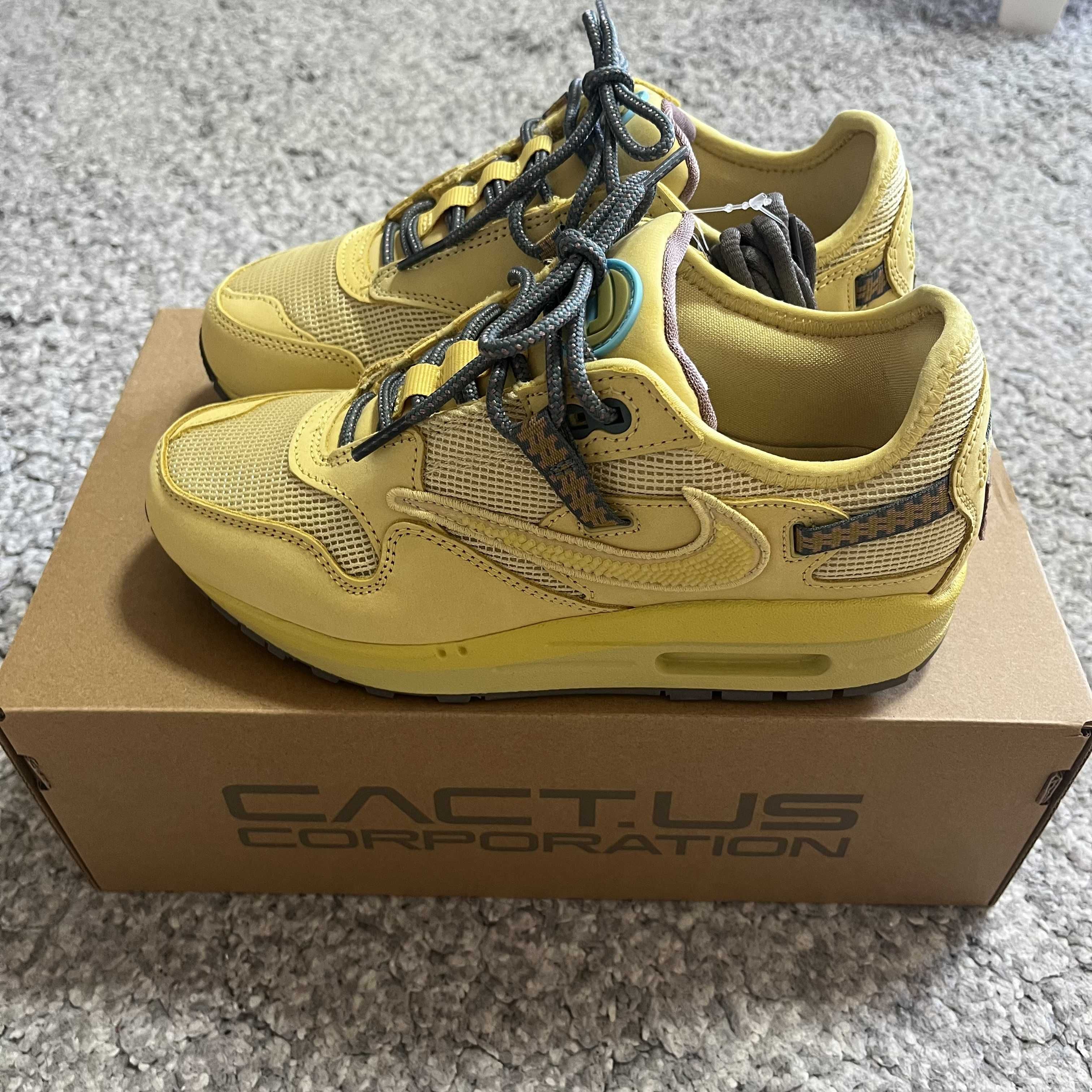 Travis Scott × Nike Air Max 1 "CACT.US Gold"