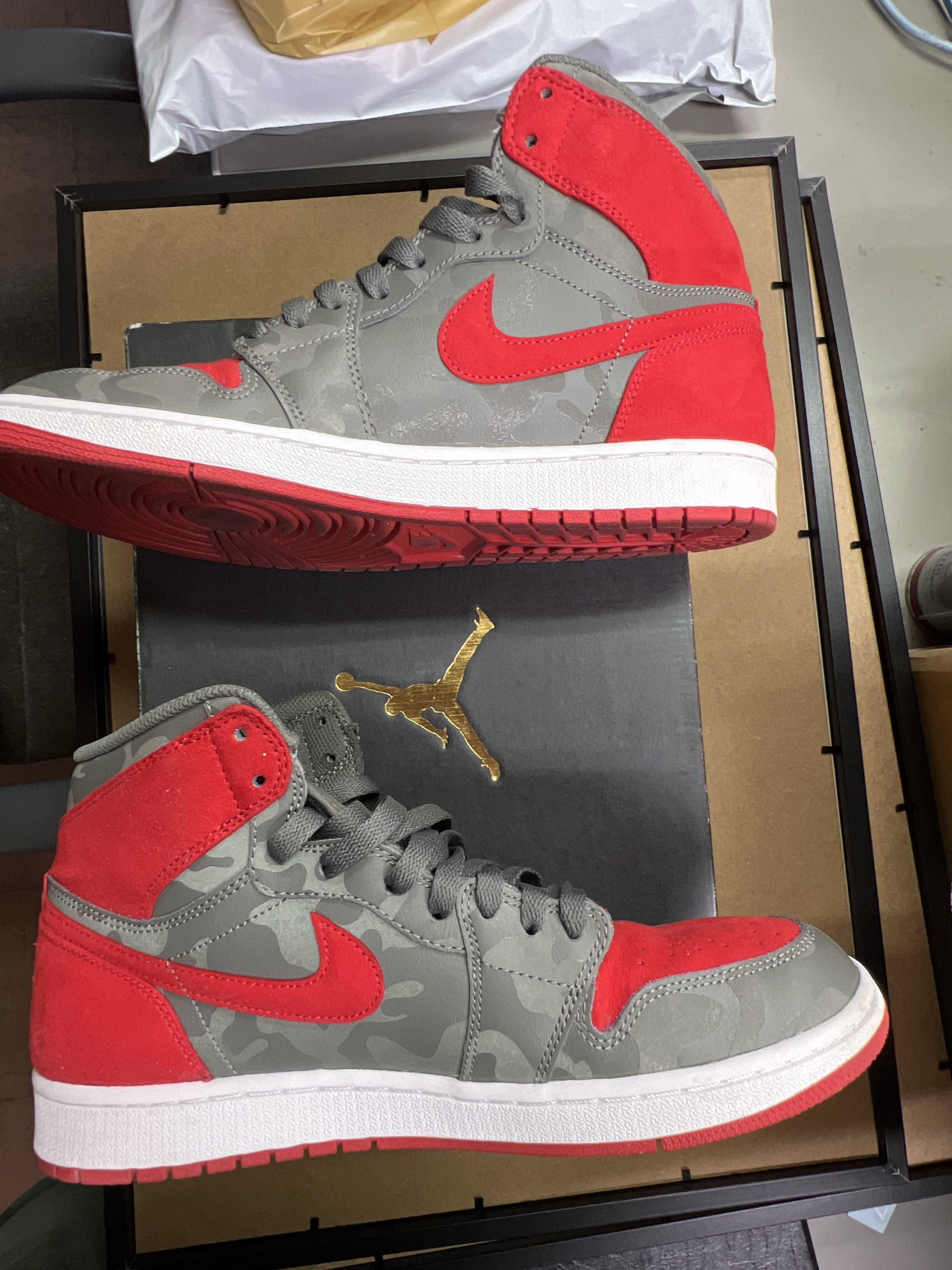 Nike Air Jordan 1 Retro High "Camo 3M Bred"