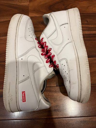 Supreme × Nike Air Force 1 Low "White"