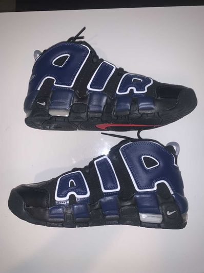 Nike GS Air More Uptempo '96 "Black and University Red"