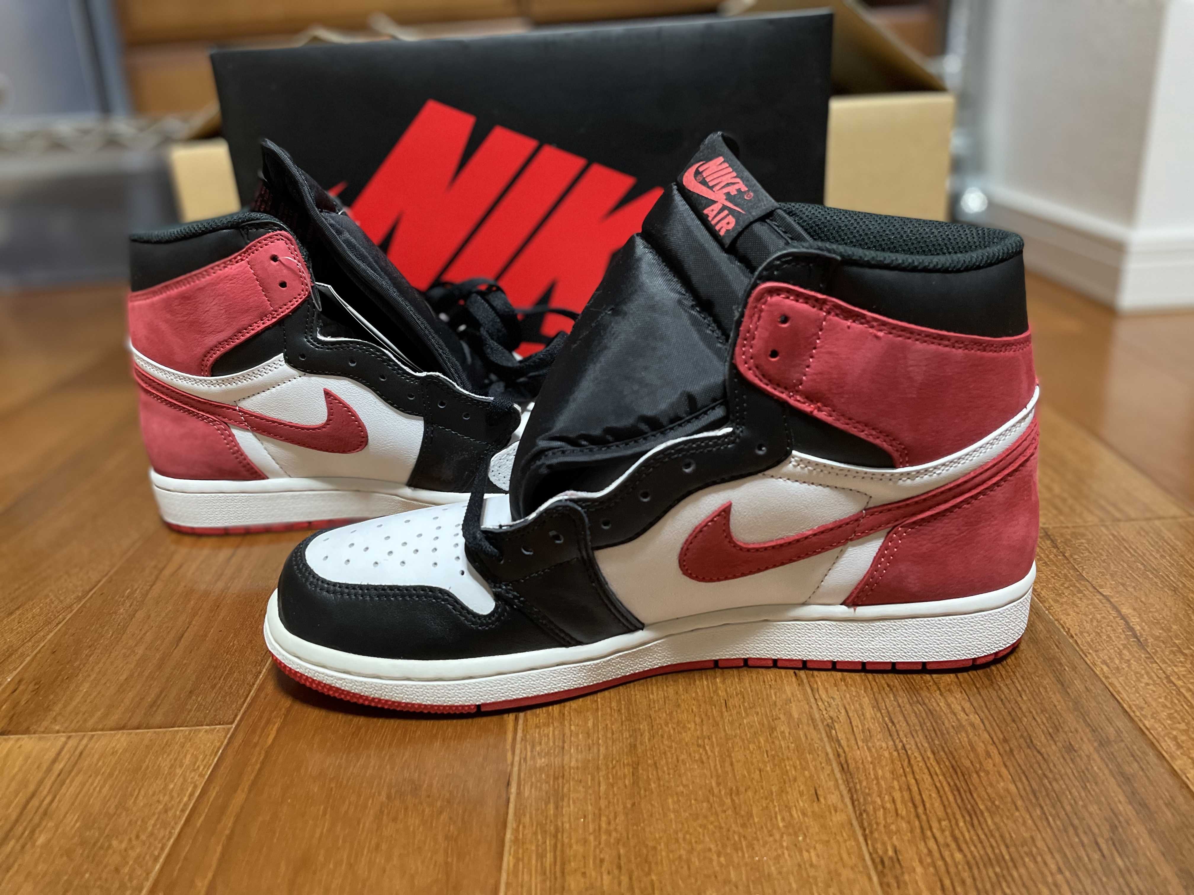 NIKE AIR JORDAN 1 RETRO HIGH "TRACK RED"
