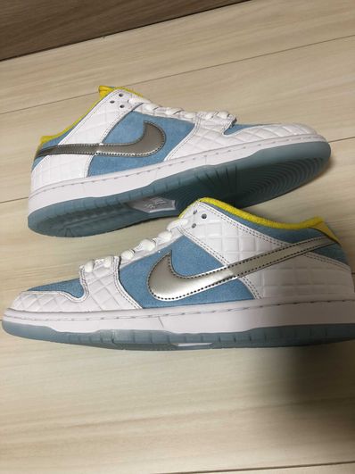 FTC × Nike SB Dunk Low "White/Blue"