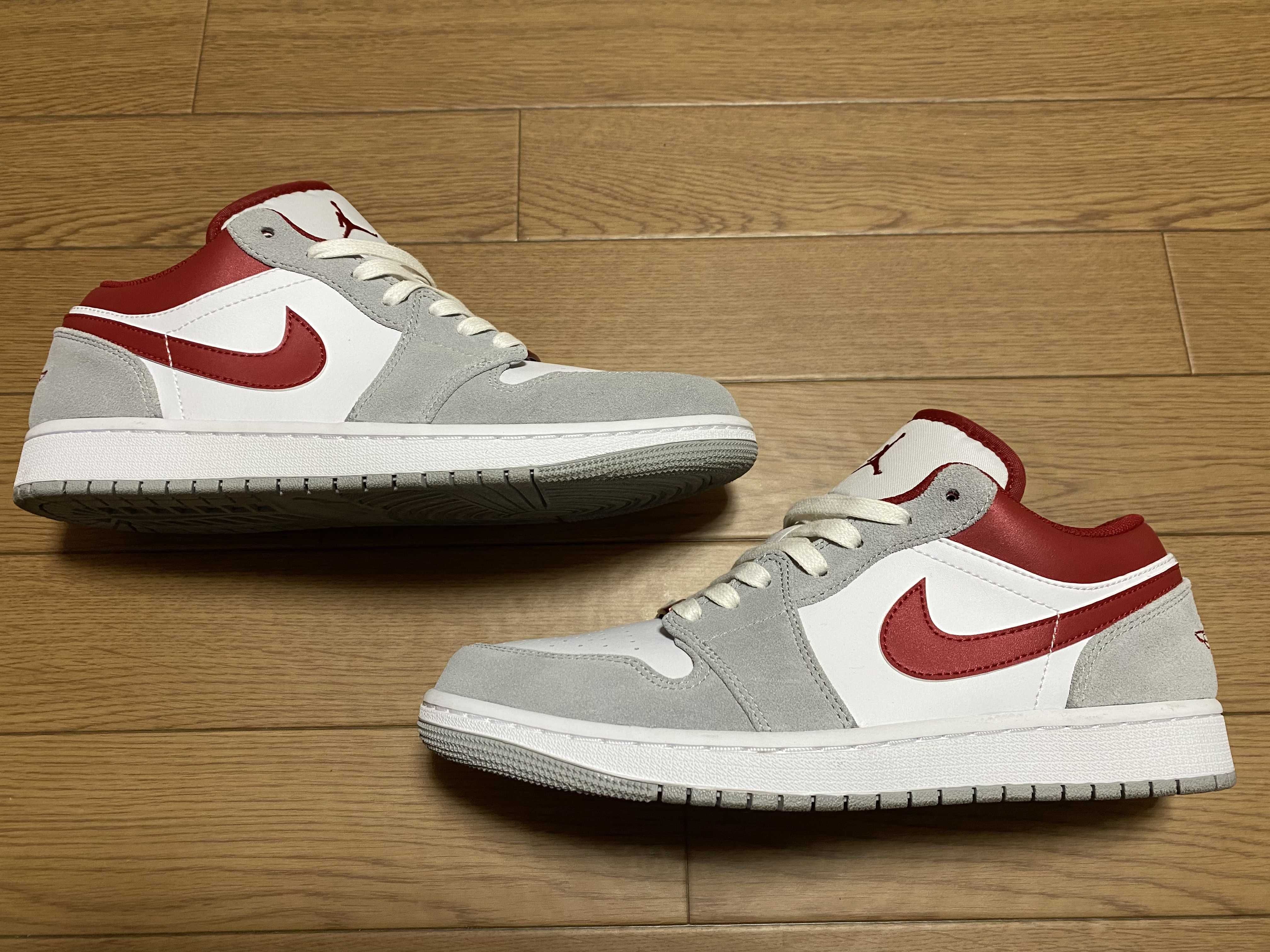 Nike Air Jordan 1 Low SE "White/Grey/Red"