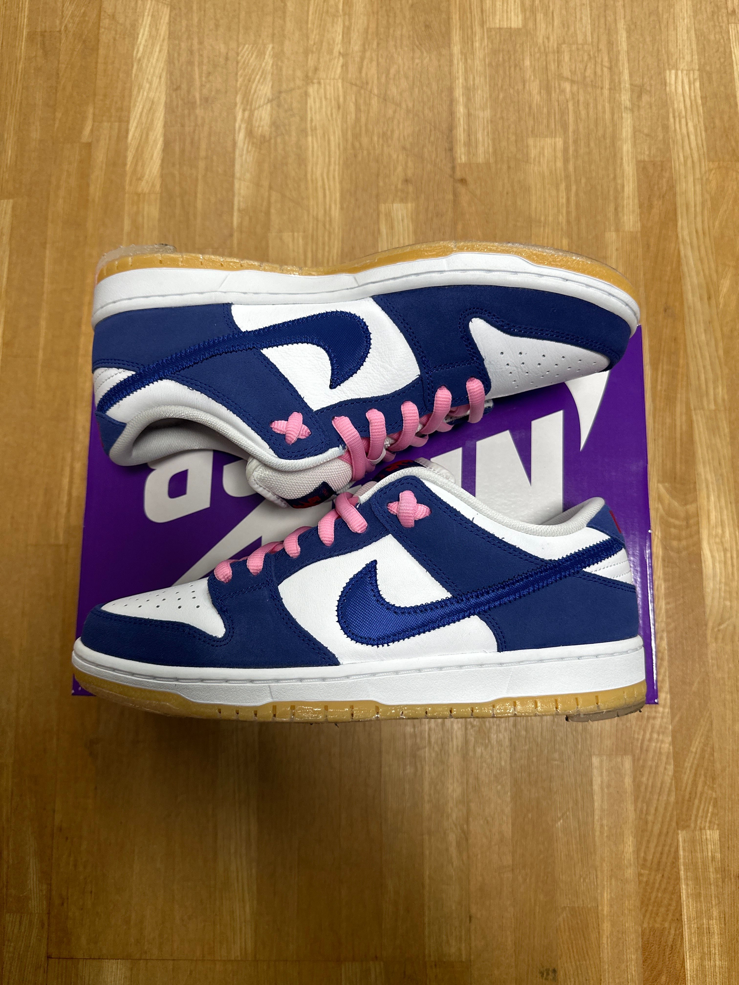 Nike SB Dunk Low "Los Angeles Dodgers/Deep Royal Blue"