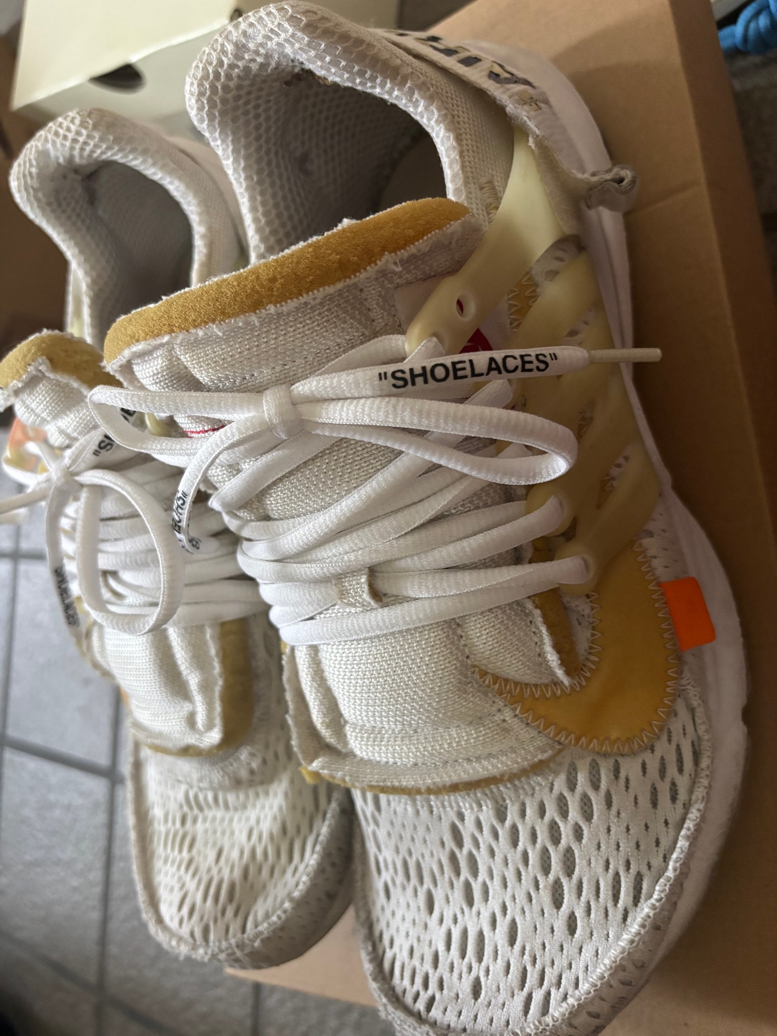 Off-White × Nike Air Presto "White/Black/Cone"