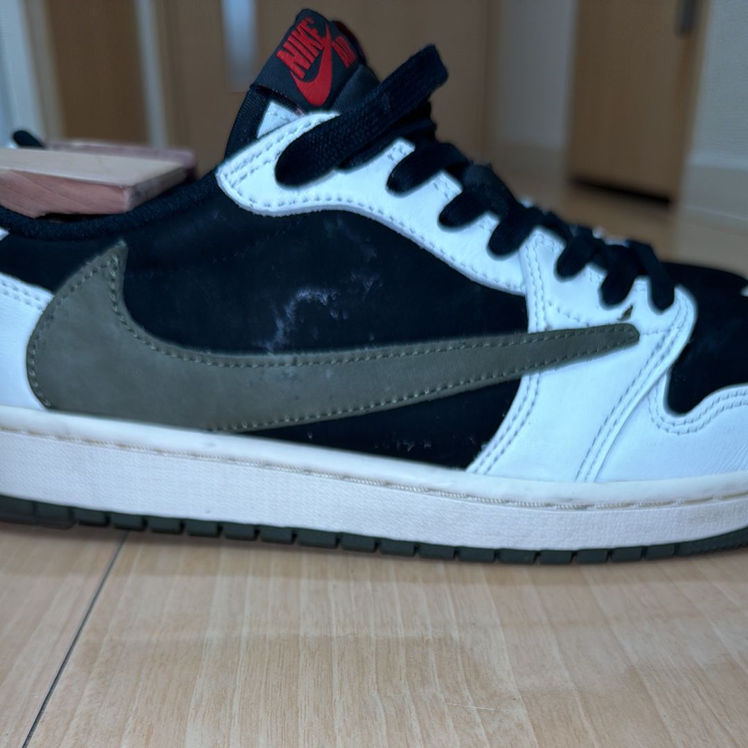 Travis Scott × Nike Women's Air Jordan 1 Low OG "Medium Olive"