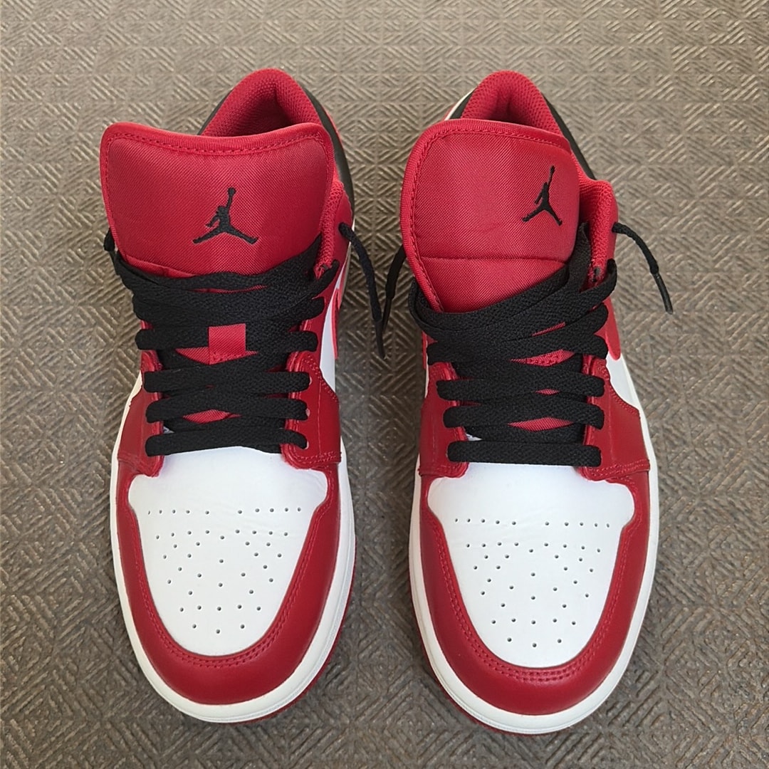 Nike Air Jordan 1 Low "White/Gym Red/Black"