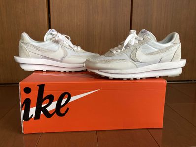 sacai × Nike LDV Waffle "Triple White"