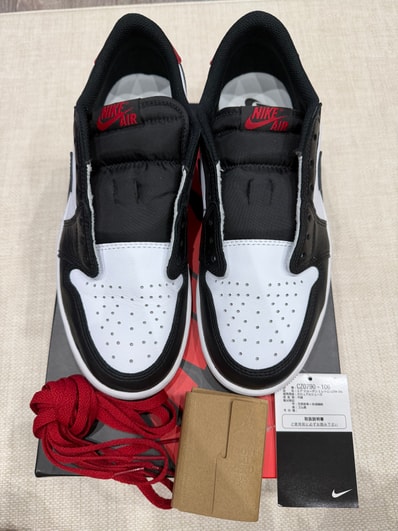 Nike Air Jordan 1 Retro Low OG "Black Toe"