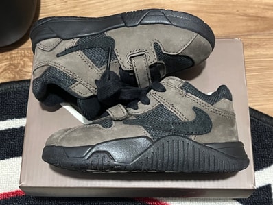 Travis Scott × Nike TD Jordan Jumpman Jack TR CJ1 T-Rexx "Black and Dark Mocha"