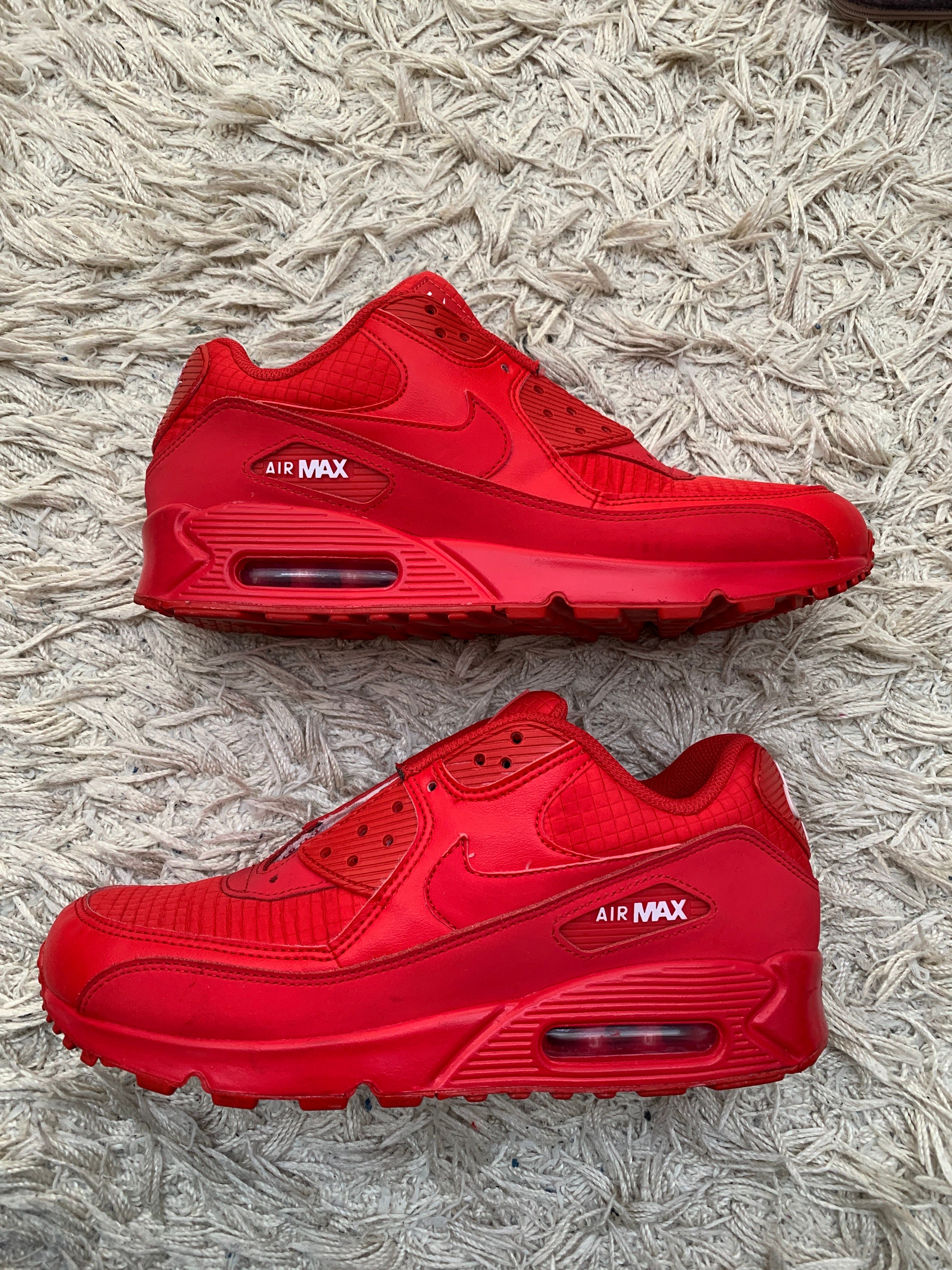 NIKE AIR MAX 90 ESSENTIAL "UNIVERSITY RED"