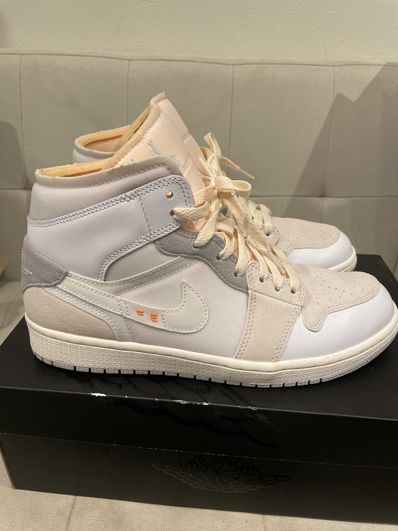 Nike Air Jordan 1 mid "Inside Out/White/Grey"