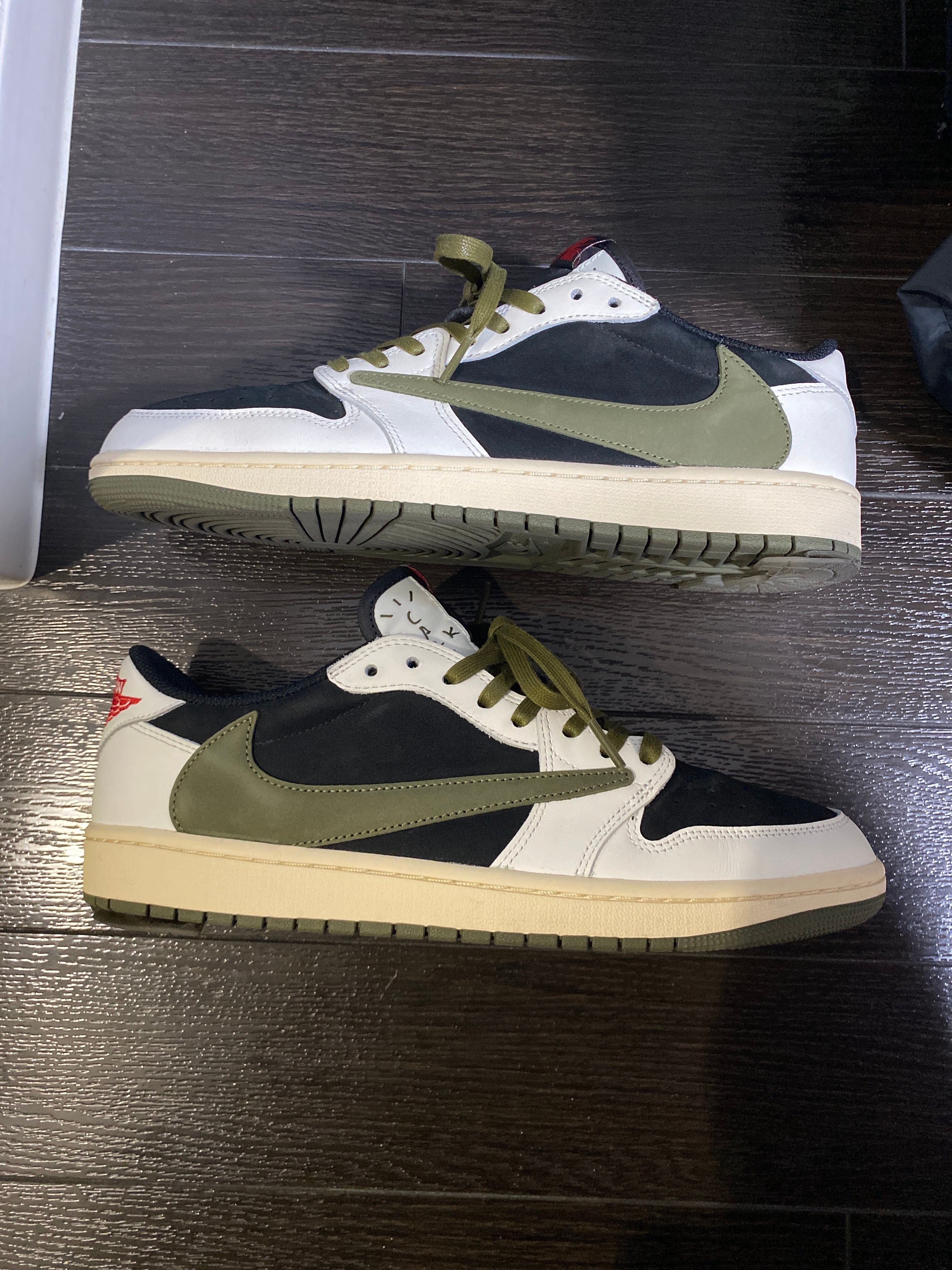 Travis Scott × Nike Women's Air Jordan 1 Low OG "Medium Olive"