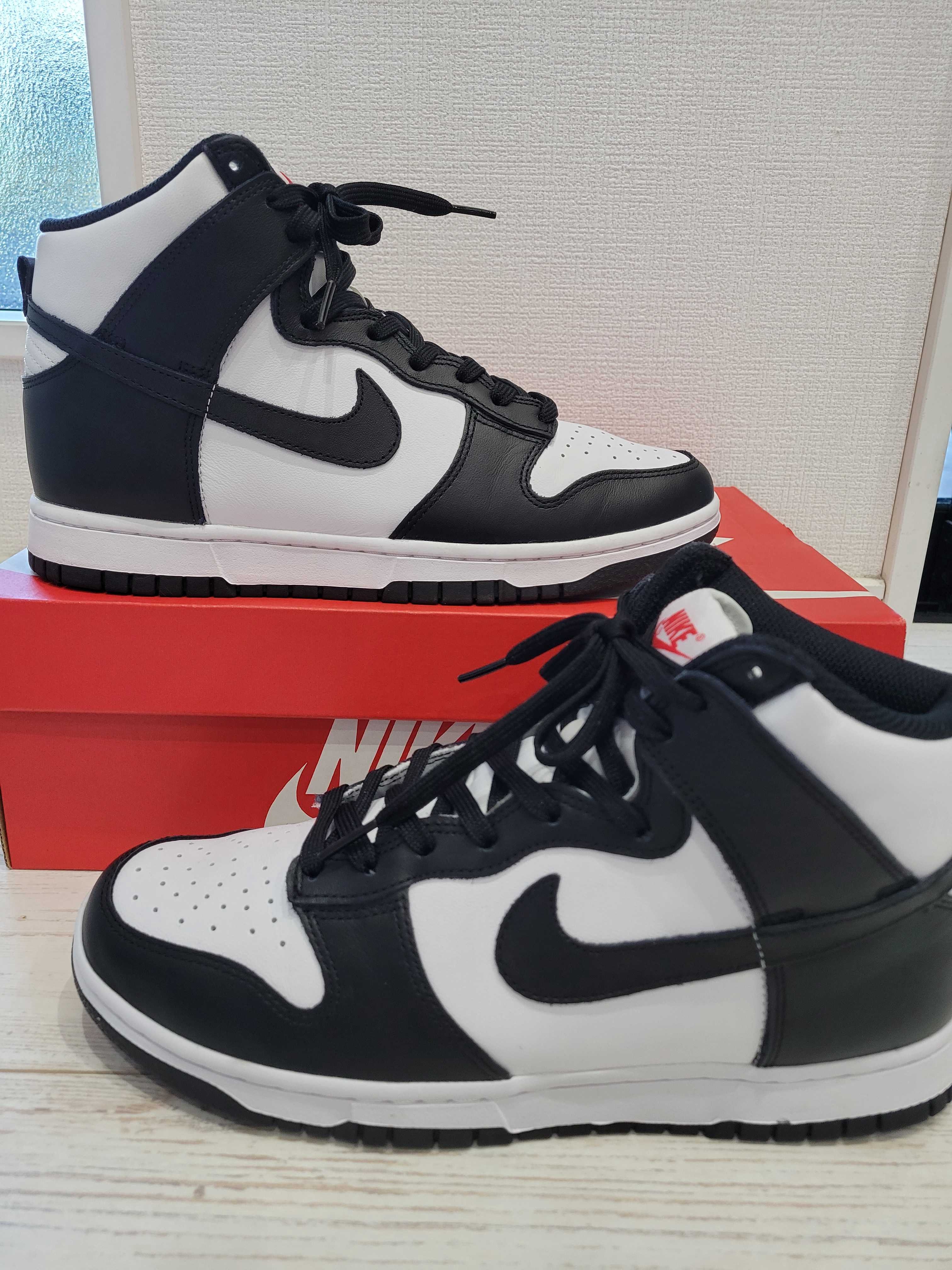 Nike Women's Dunk High "Black and White"