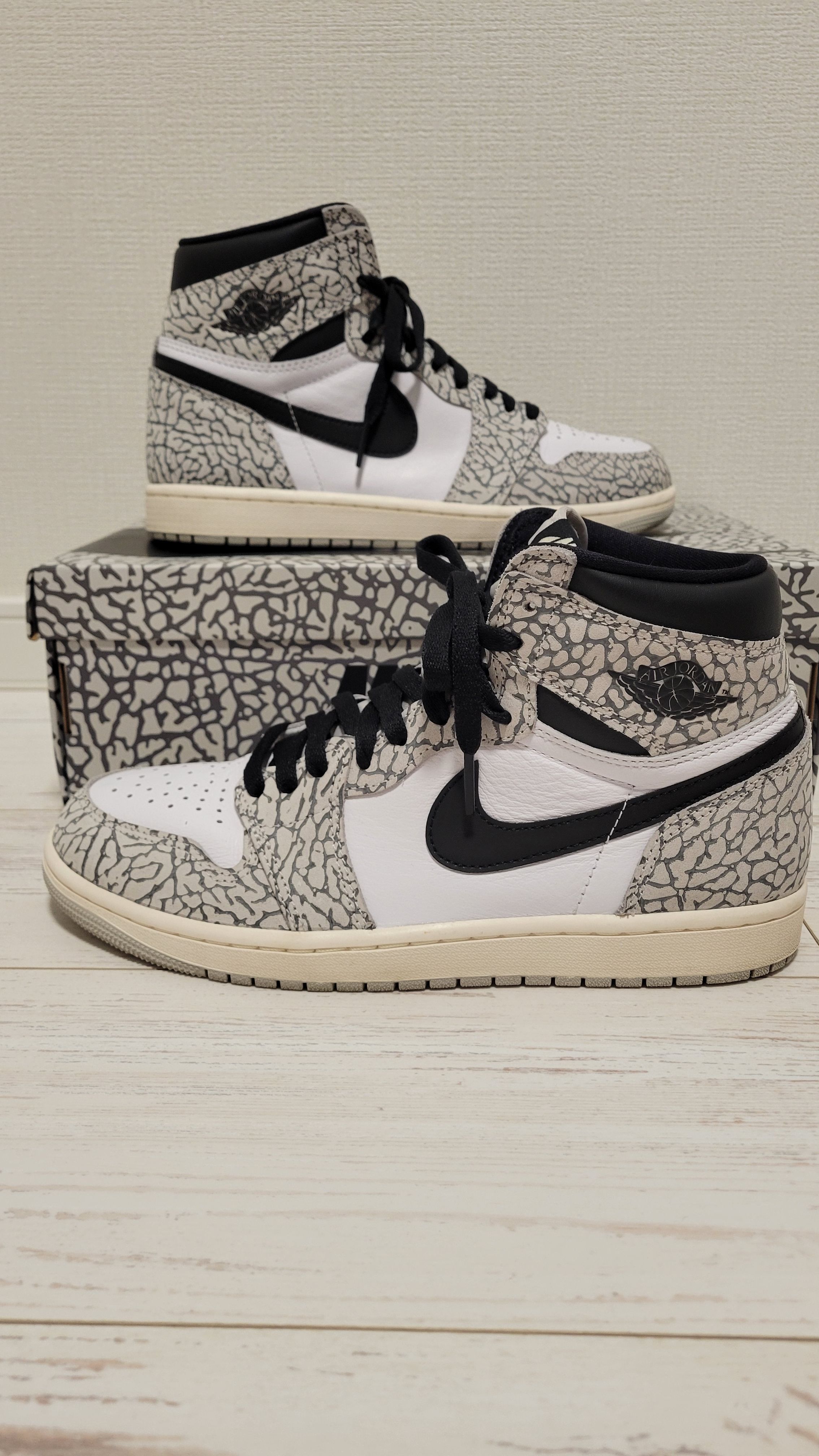 Nike Air Jordan 1 High OG "White Cement/Safari"