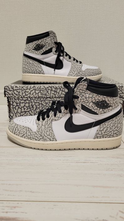 Nike Air Jordan 1 High OG "White Cement/Safari"