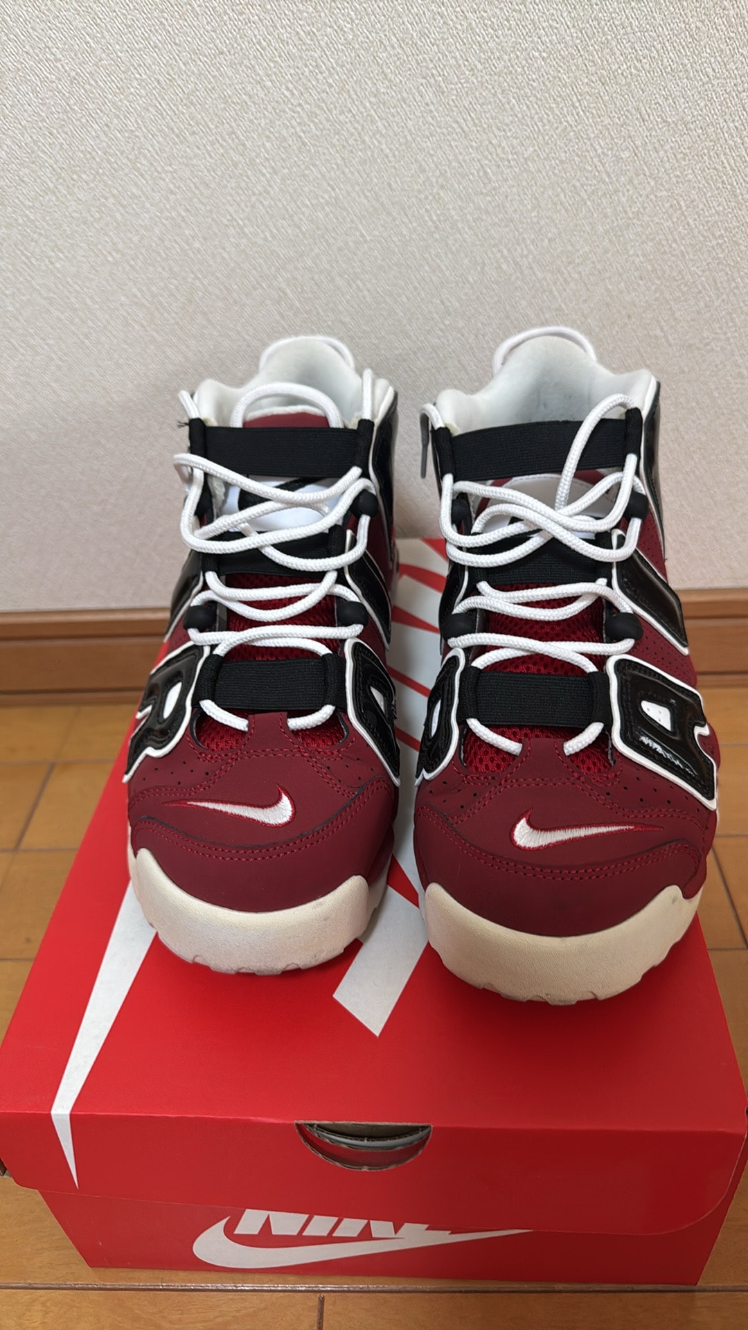 Nike Air More Uptempo ’96 "Black and Varsity Red" (2021) 
