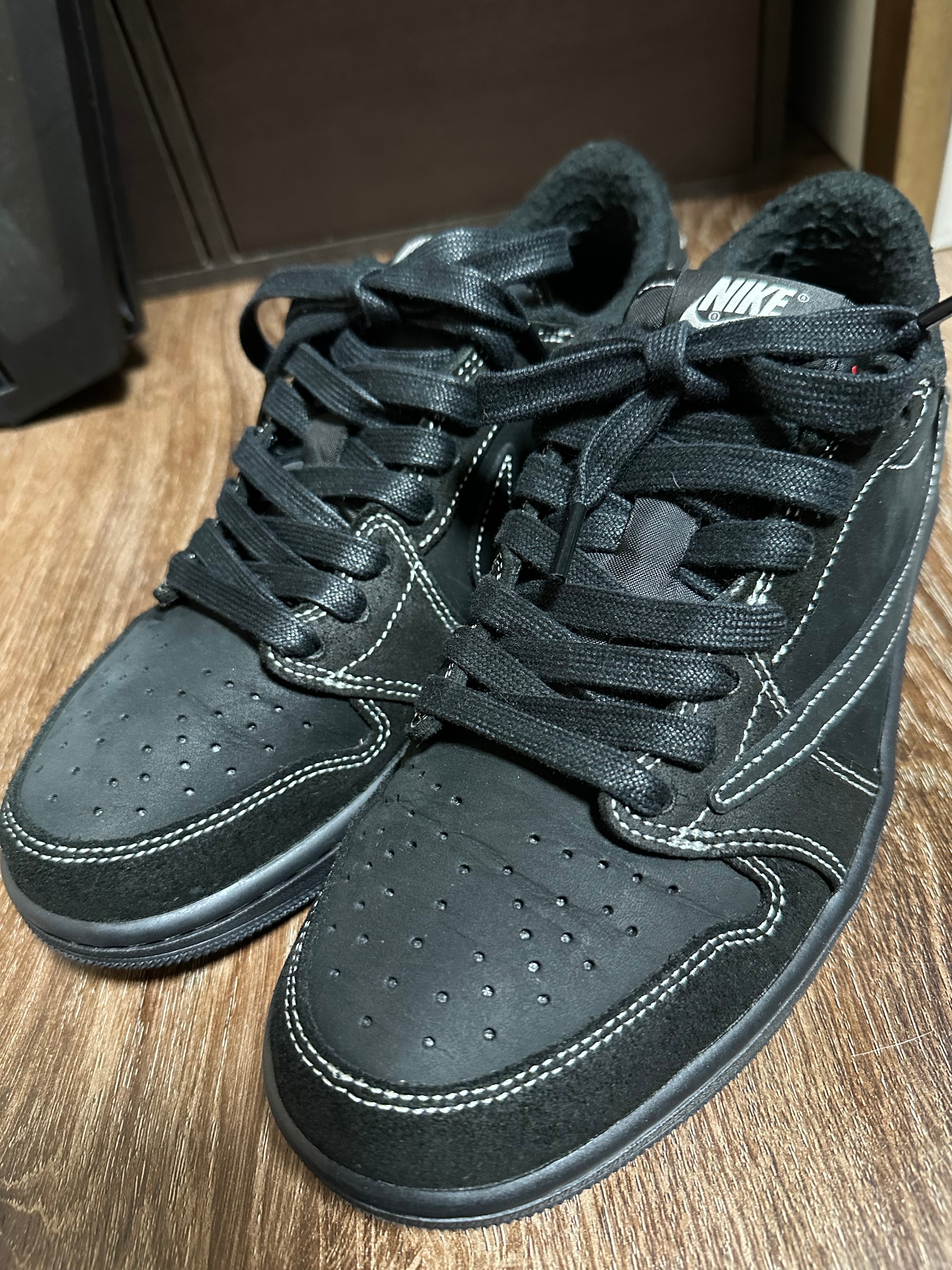 Travis Scott × Nike Air Jordan 1 Low OG SP "Black Phantom"