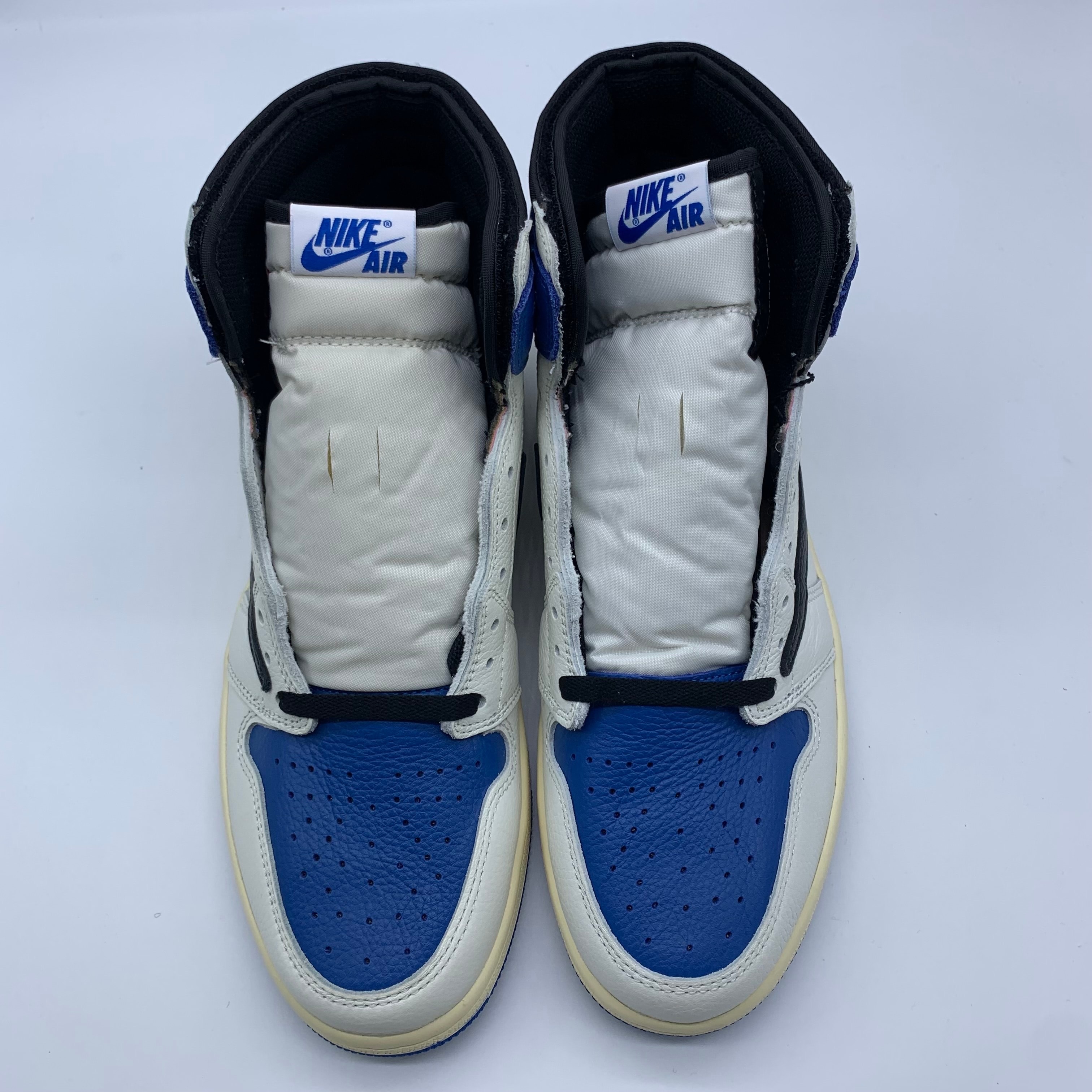 Travis Scott × fragment design × Nike Air Jordan 1 Retro High OG SP "Military Blue"