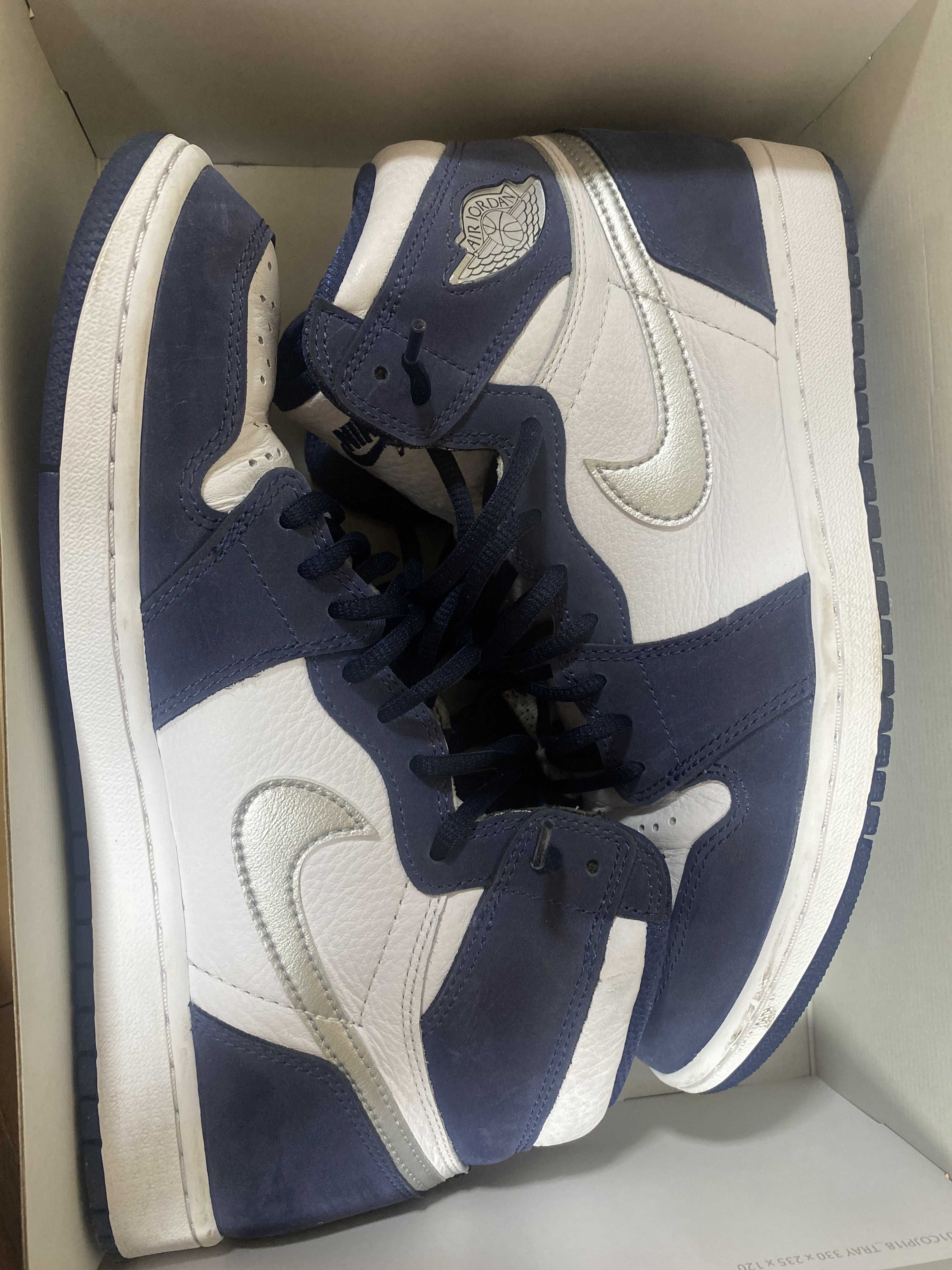 Nike Air Jordan 1 High OG CO.JP "White/Midnight Navy" (2020)(ブリーフケースなし)