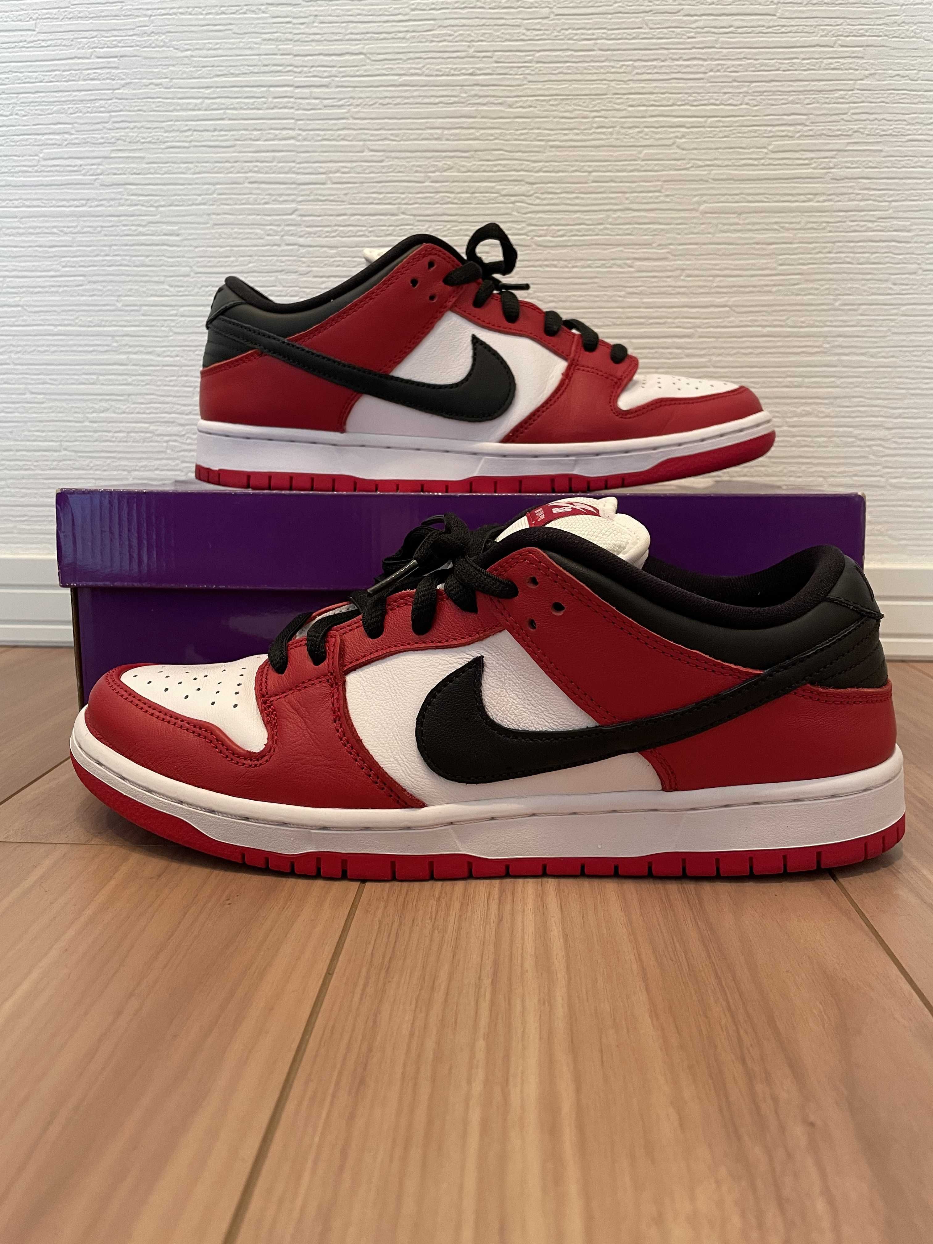 Nike SB Dunk Low Pro "J-Pack Chicago/Varsity Red and White"