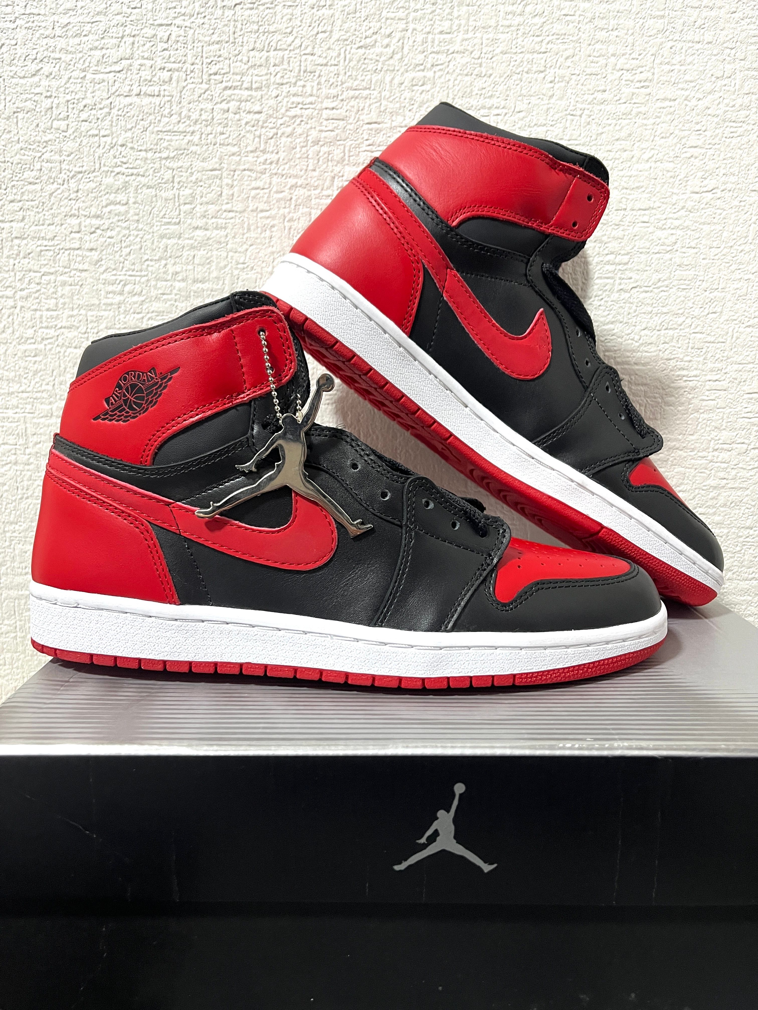 Nike Air Jordan 1 Retro High "Black Varsity Red/Bred"(2001)