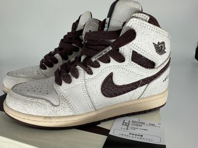 A Ma Maniere × Nike PS Air Jordan 1 RETRO High OG "Sail and Burundy"