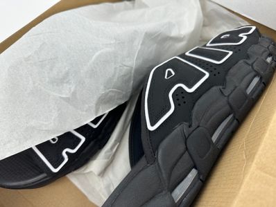 Nike Air More Uptempo Slide "Black" (DV2132-001/DV2137-001)