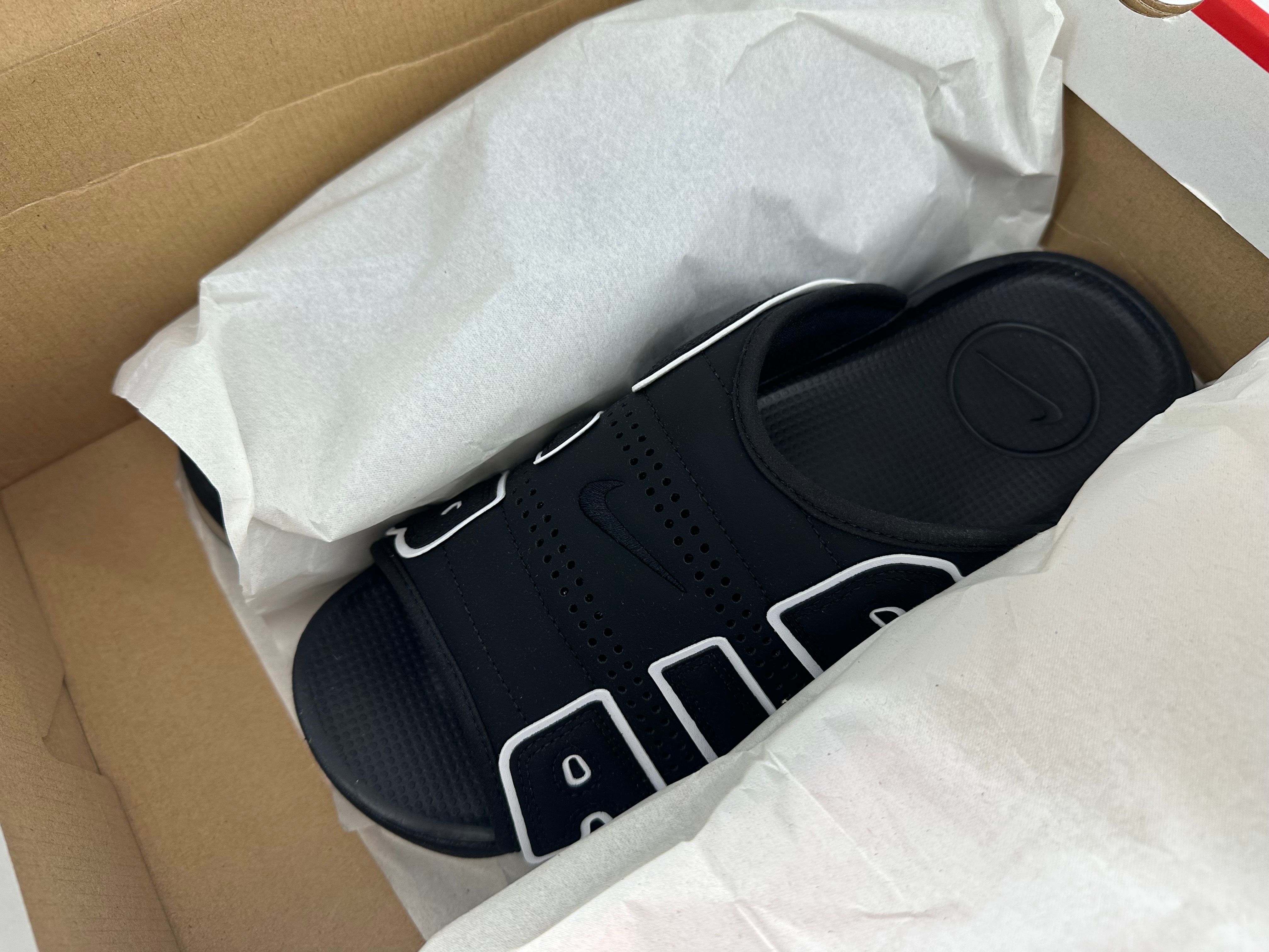 Nike Air More Uptempo Slide "Black" (DV2132-001/DV2137-001)