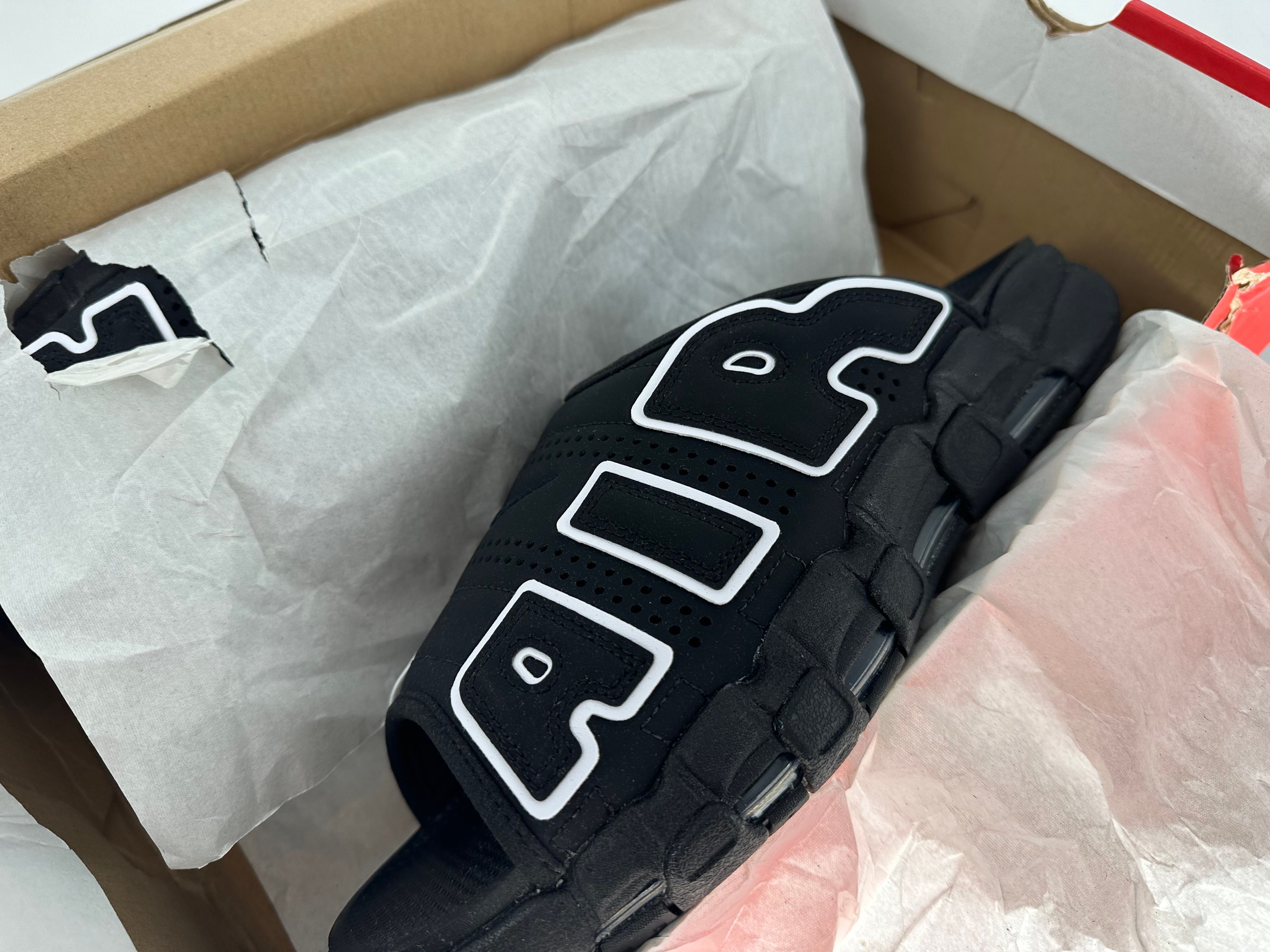 Nike Air More Uptempo Slide "Black" (DV2132-001/DV2137-001)