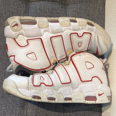 NIKE AIR MORE UPTEMPO "WHITE/VARSITY RED" (2021)