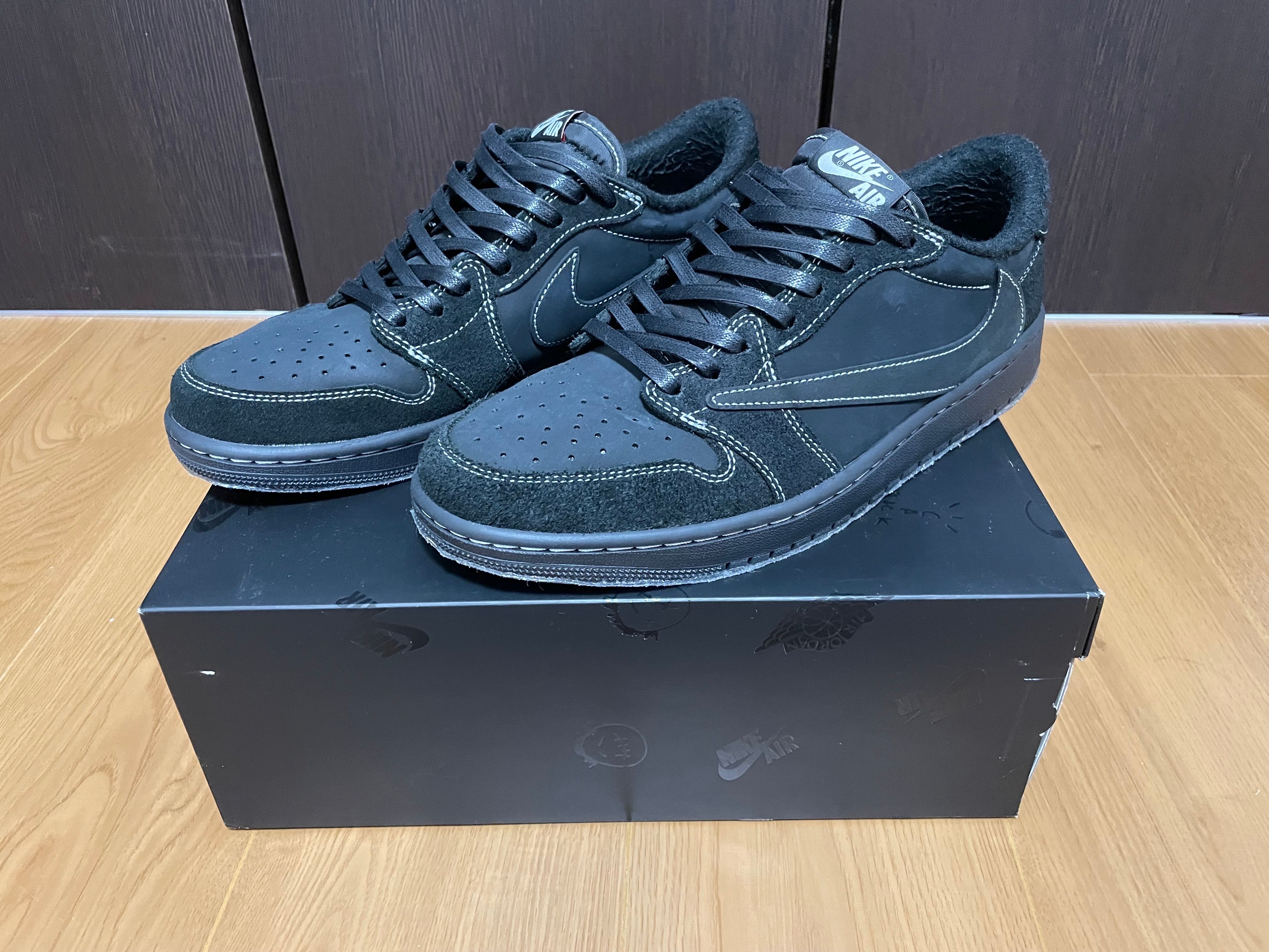 Travis Scott × Nike Air Jordan 1 Low OG SP "Black Phantom"
