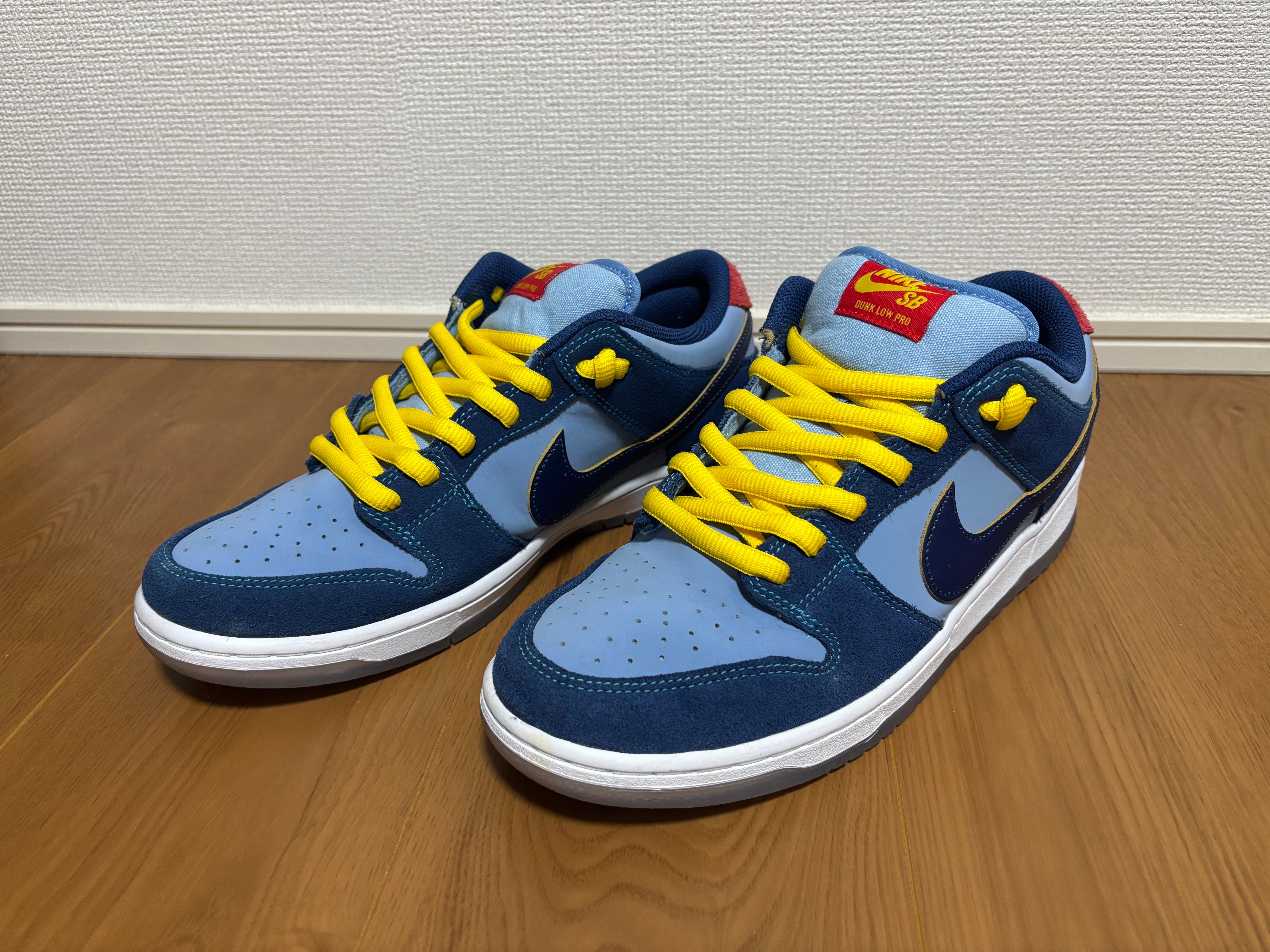 Why So Sad? × Nike SB Dunk Low "Coastal Blue/Speed Yellow-University Red"