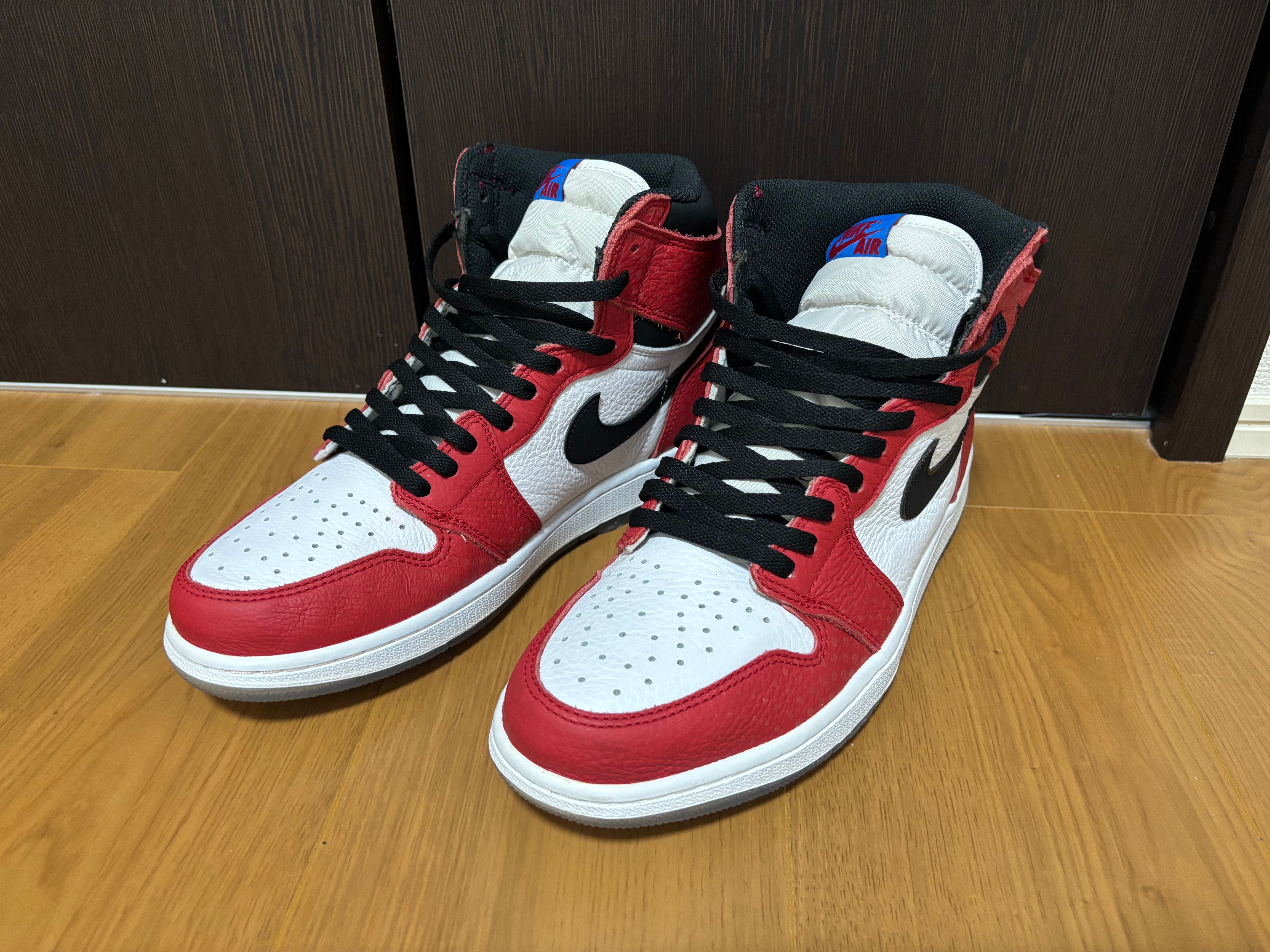 Spiderman × Nike Air Jordan 1 Origin Story "Gym Red/White/Photo Blue/Black"